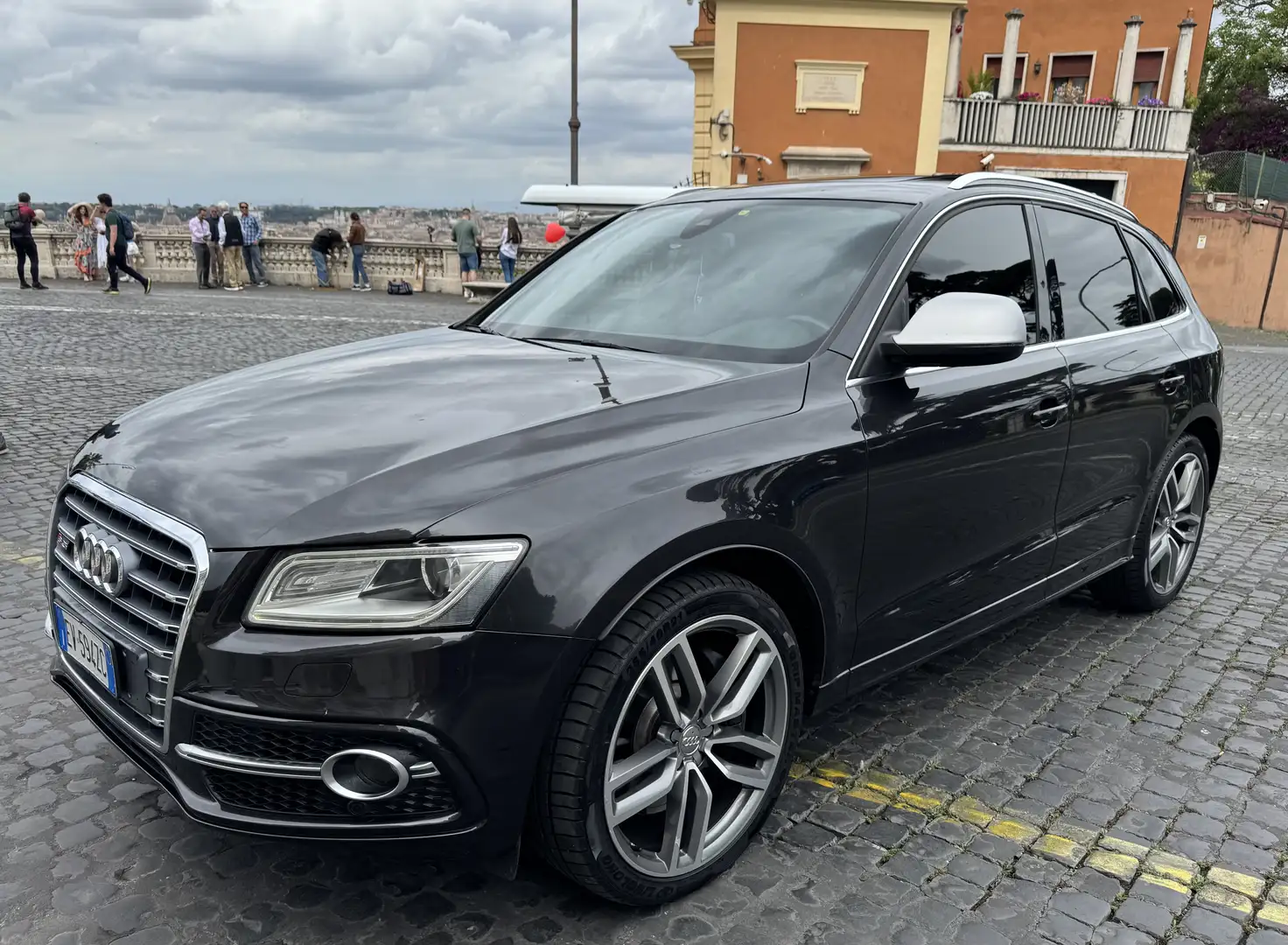 Audi SQ5 3.0 tdi S-Line biturbo Quattro tiptronic Tetto elt Grigio - 2
