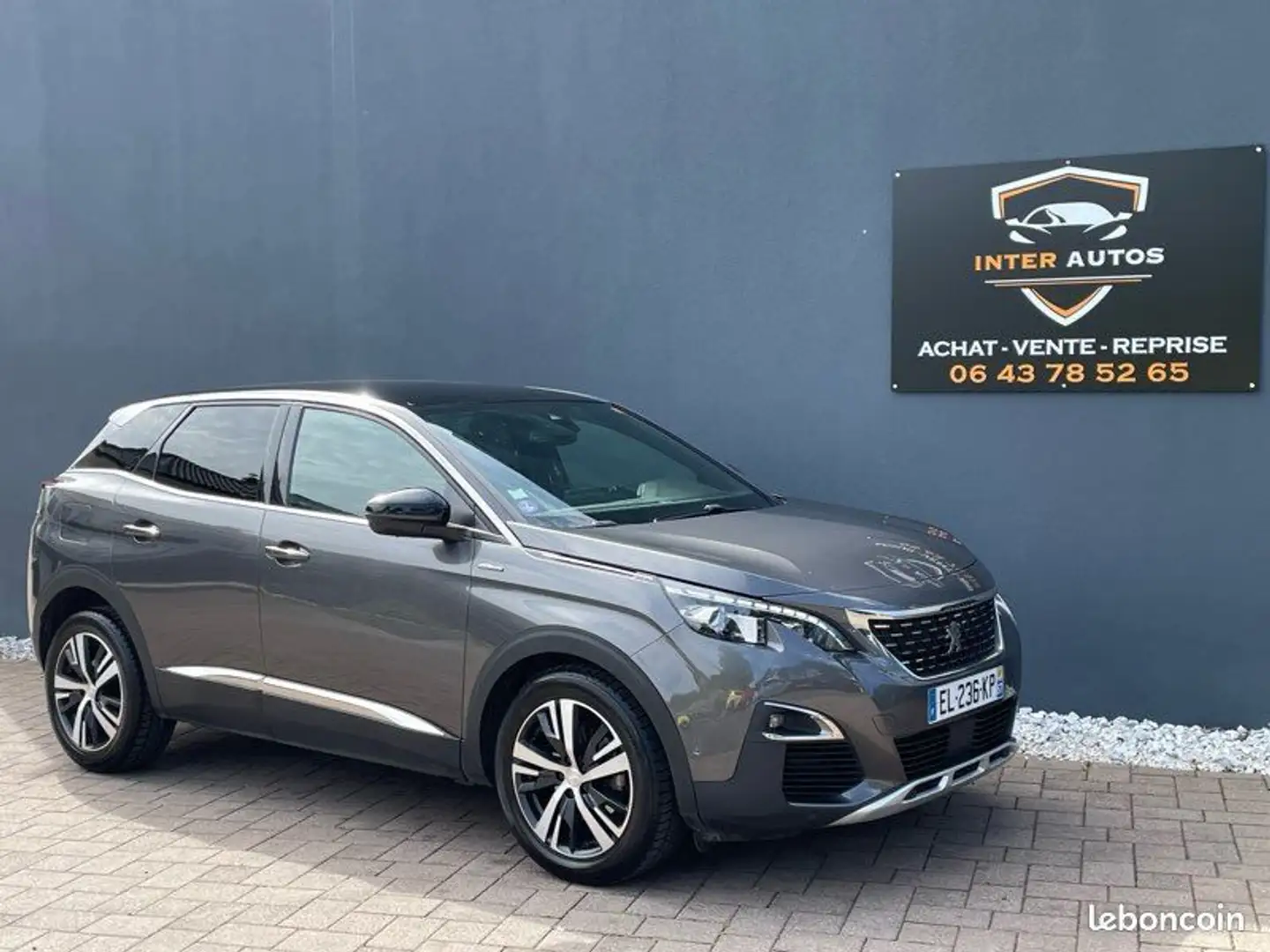 Peugeot 3008 Peugoet gt line Grijs - 1