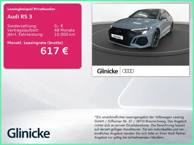 Audi RS3 RS3 Limousine 2.5 TFSI qu. RS-Abgas Pano Matrix