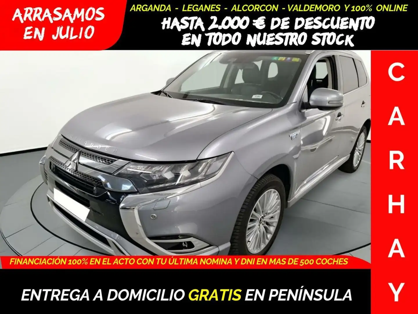 Mitsubishi Outlander 2.4i 4WD PHEV Business Edition SDA-NAV Gris - 1
