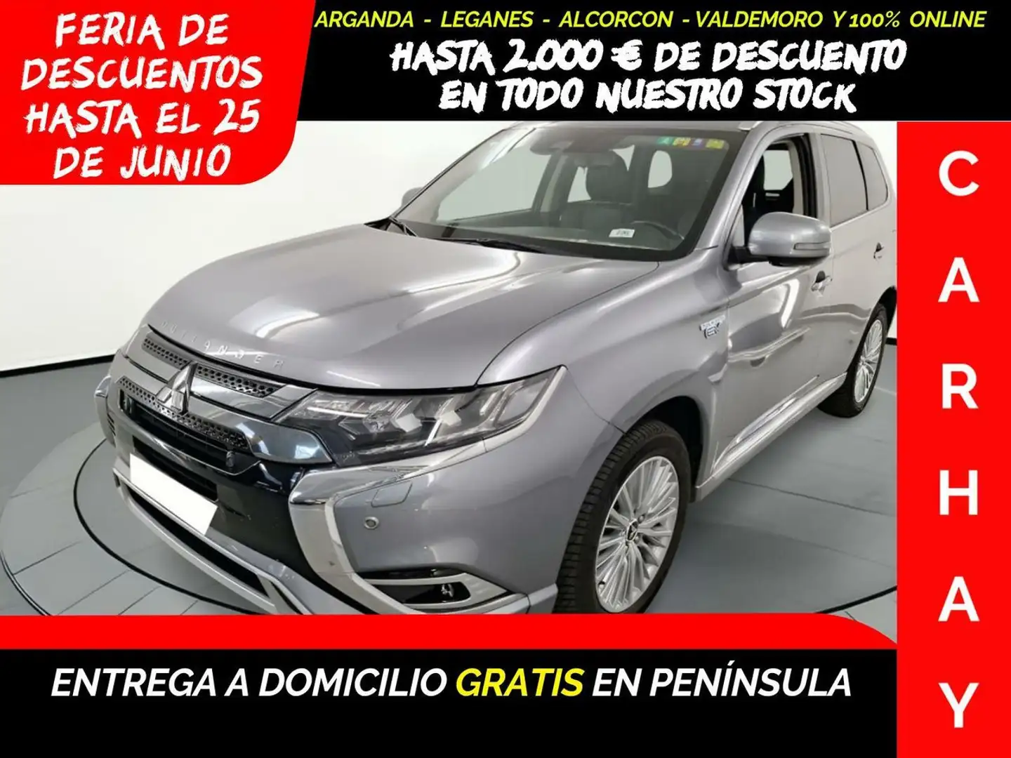 Mitsubishi Outlander 2.4i 4WD PHEV Business Edition SDA-NAV Grigio - 1