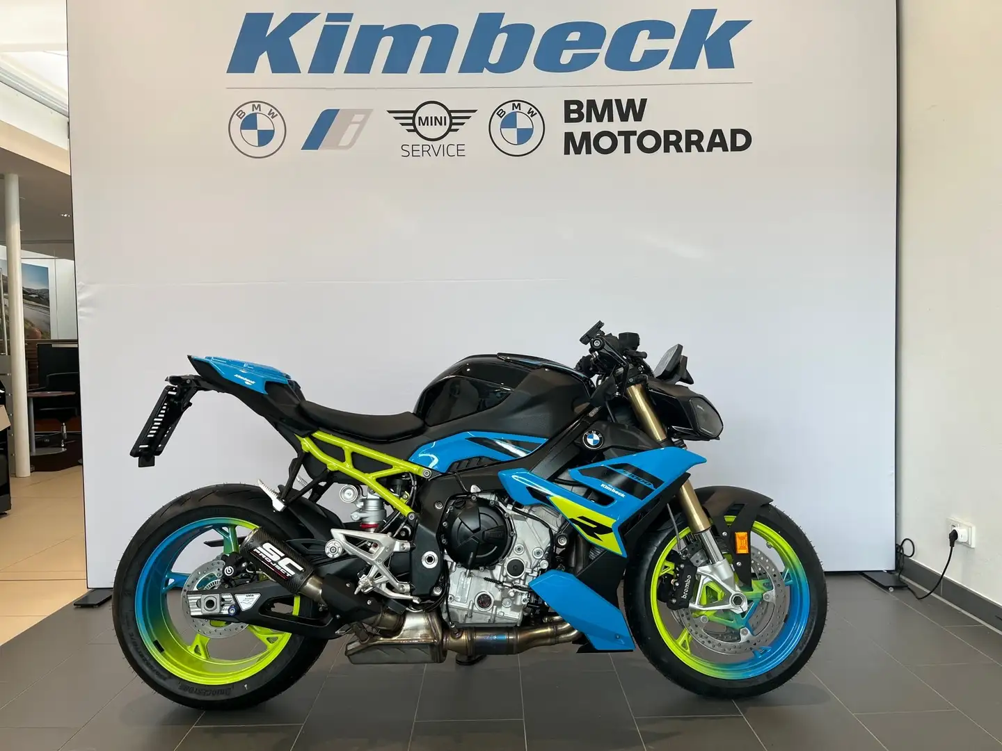 BMW S 1000 R Kimbeck Style SC-Project CRT Azul - 1