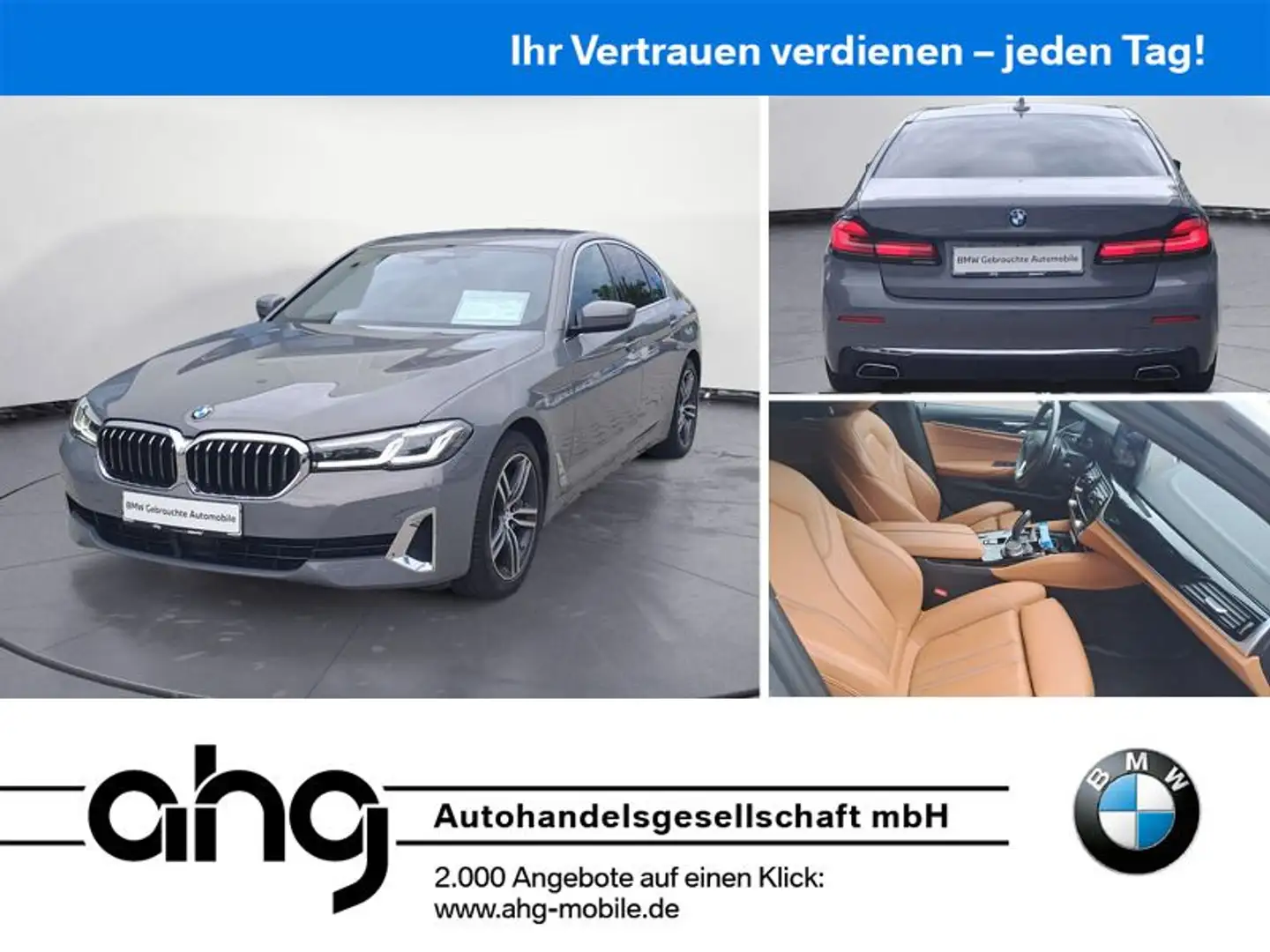 BMW 540 dA xDrive Limousine Luxury Line AHK Standheiz Gris - 1