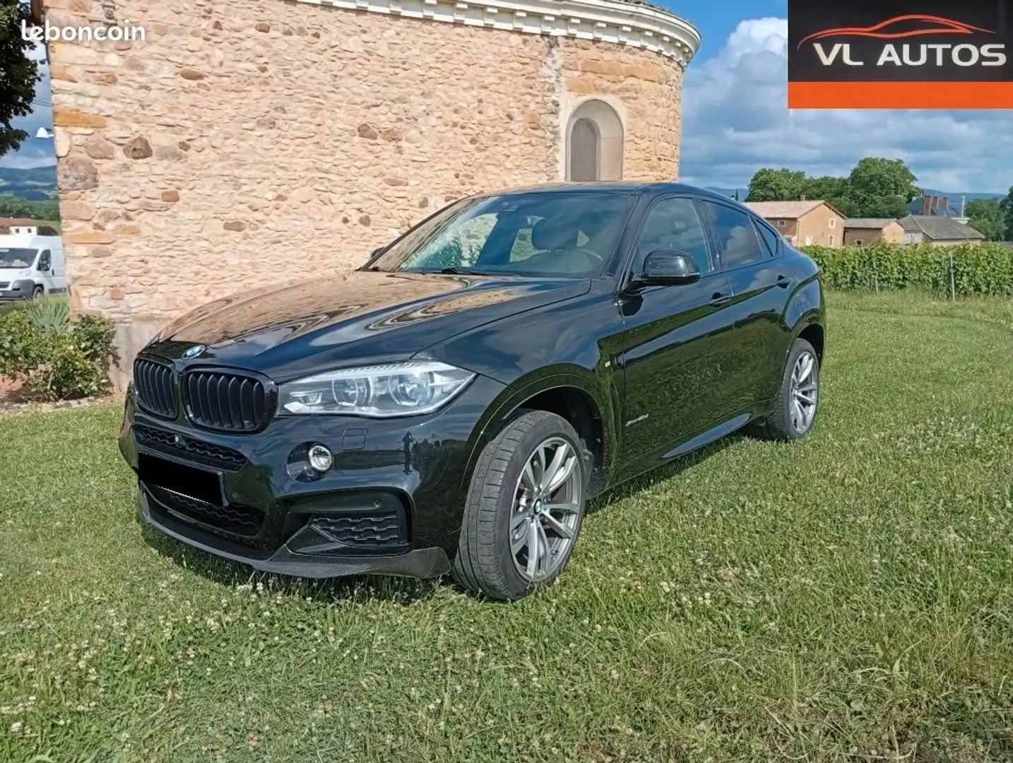 BMW X6 Pack M 40d xDrive 313 cv Boîte auto avec sport fib Noir - 1