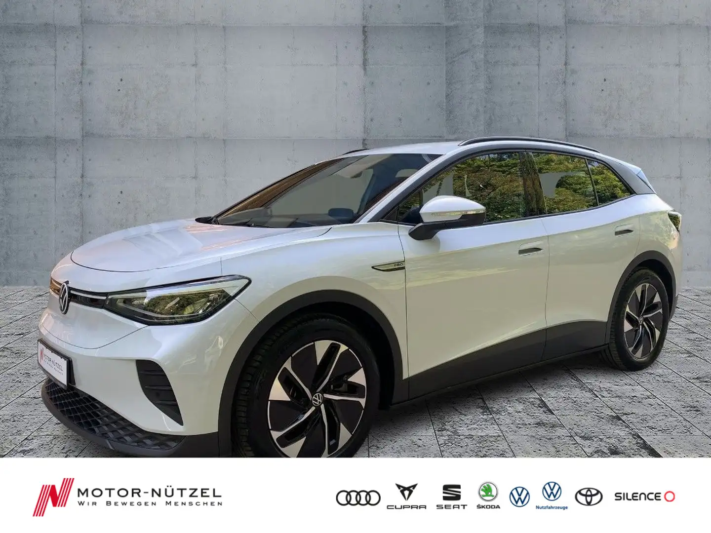 Volkswagen ID.4 Pro Performance 150kw LED+NAVI+AHK+ACC+HuD Weiß - 1