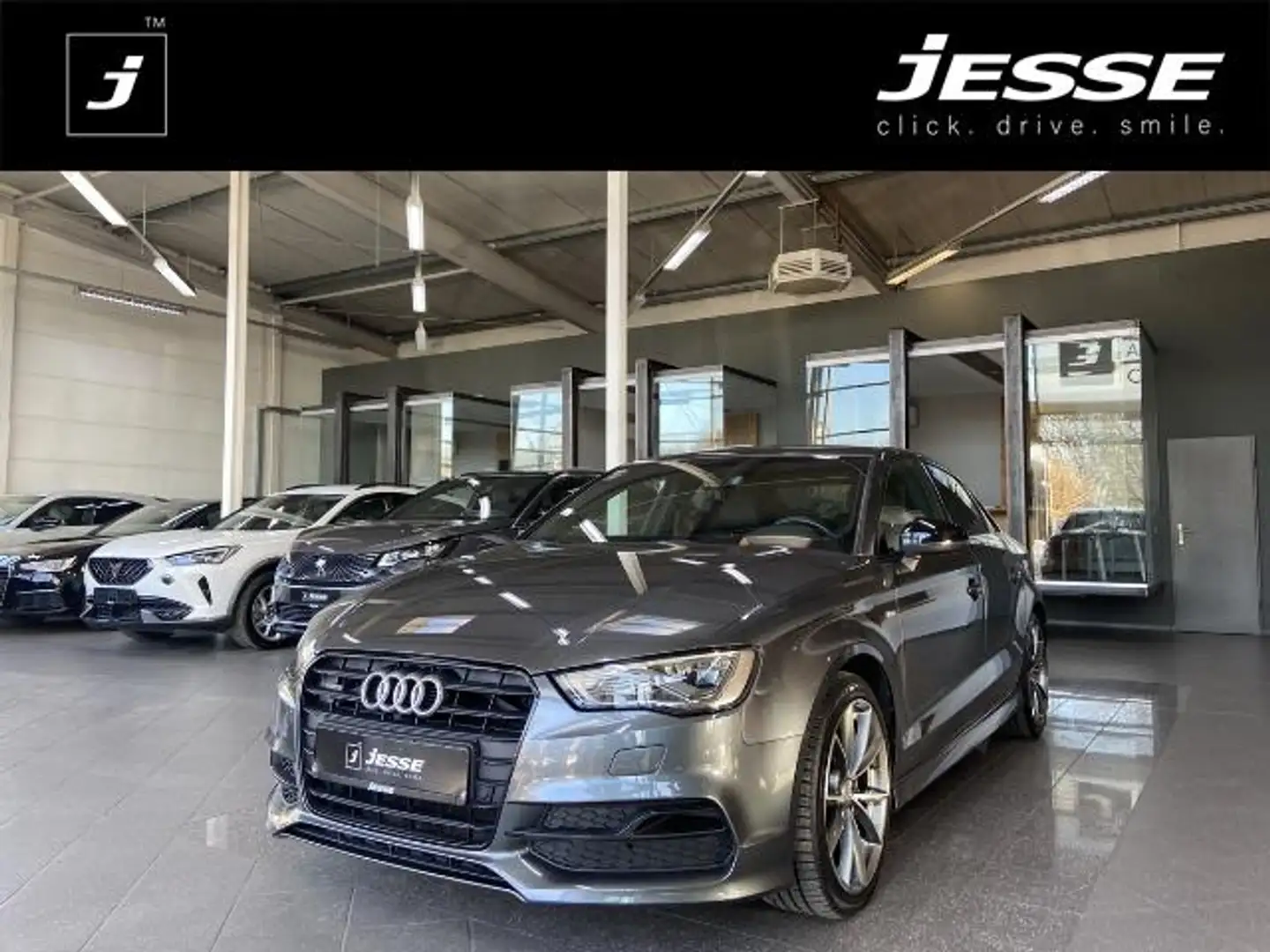 Audi A3 Limousine 2.0 TDI S-Line quattro GEWERBE Szary - 1
