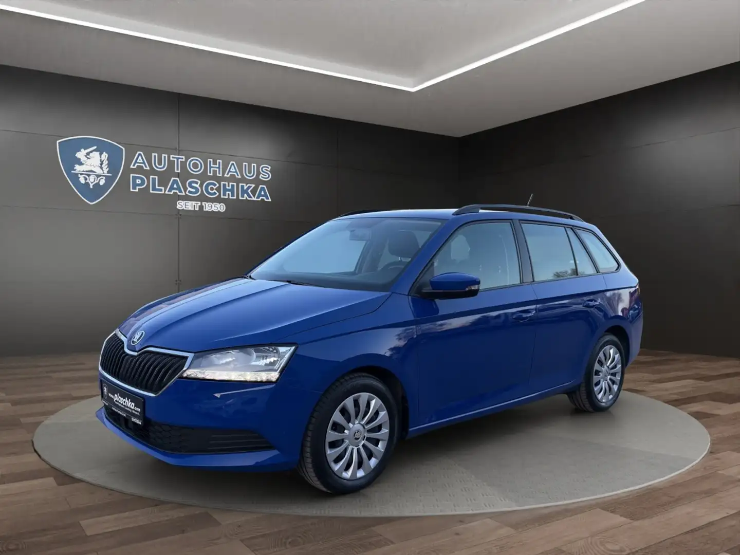 Skoda Fabia C. 1.0 TSI Ambition AHK+APP+NAVI+PDC Klima Navi Blau - 1