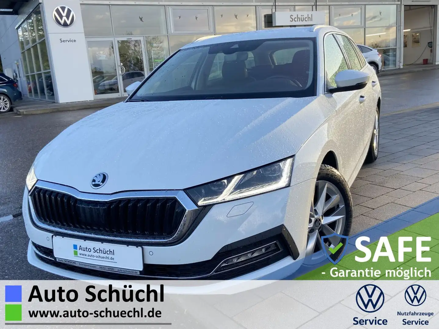 Skoda Octavia Combi 2.0 TDI DSG Style 17"+NAVI-COLUMBU Blanc - 1