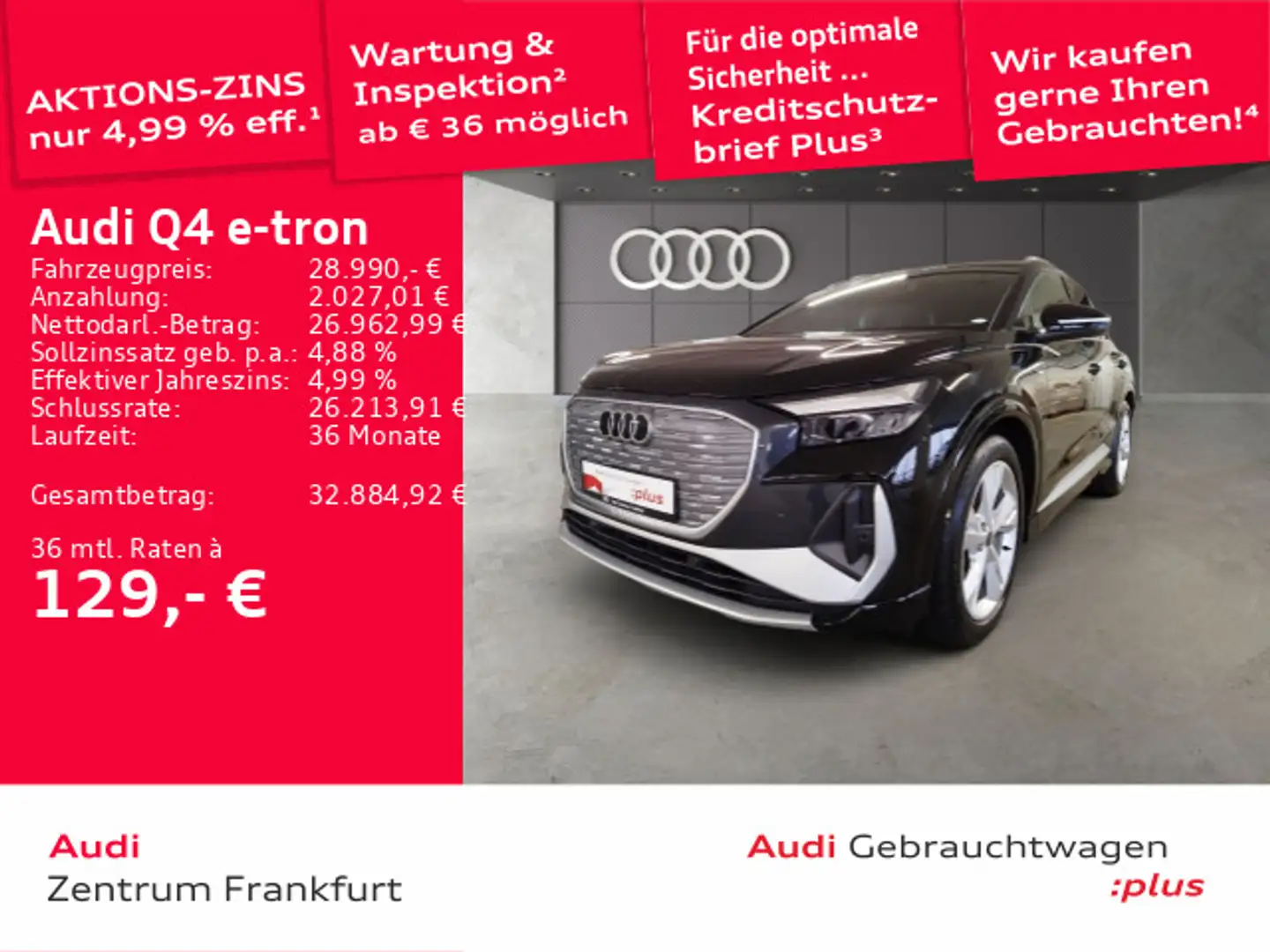 Audi Q4 e-tron Q4 40 e-tron LED DAB VC Tempomat Schwarz - 1