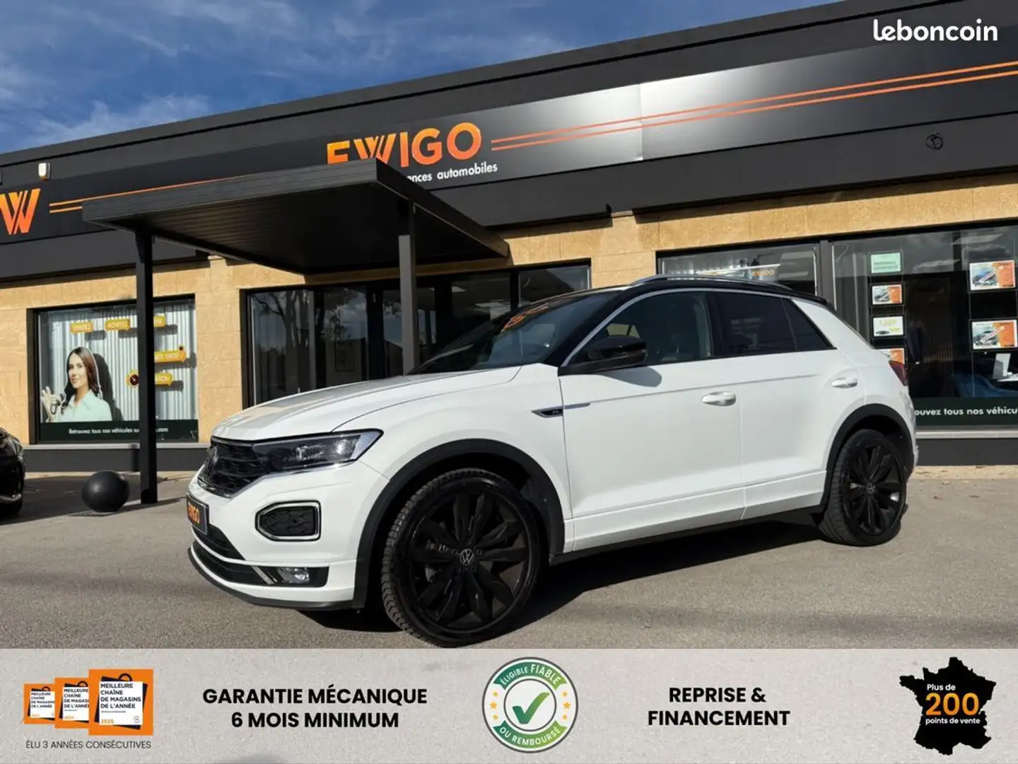 Volkswagen T-Roc 1.5 tsi 150ch evo r-line dsg bva start-stop Weiß - 1