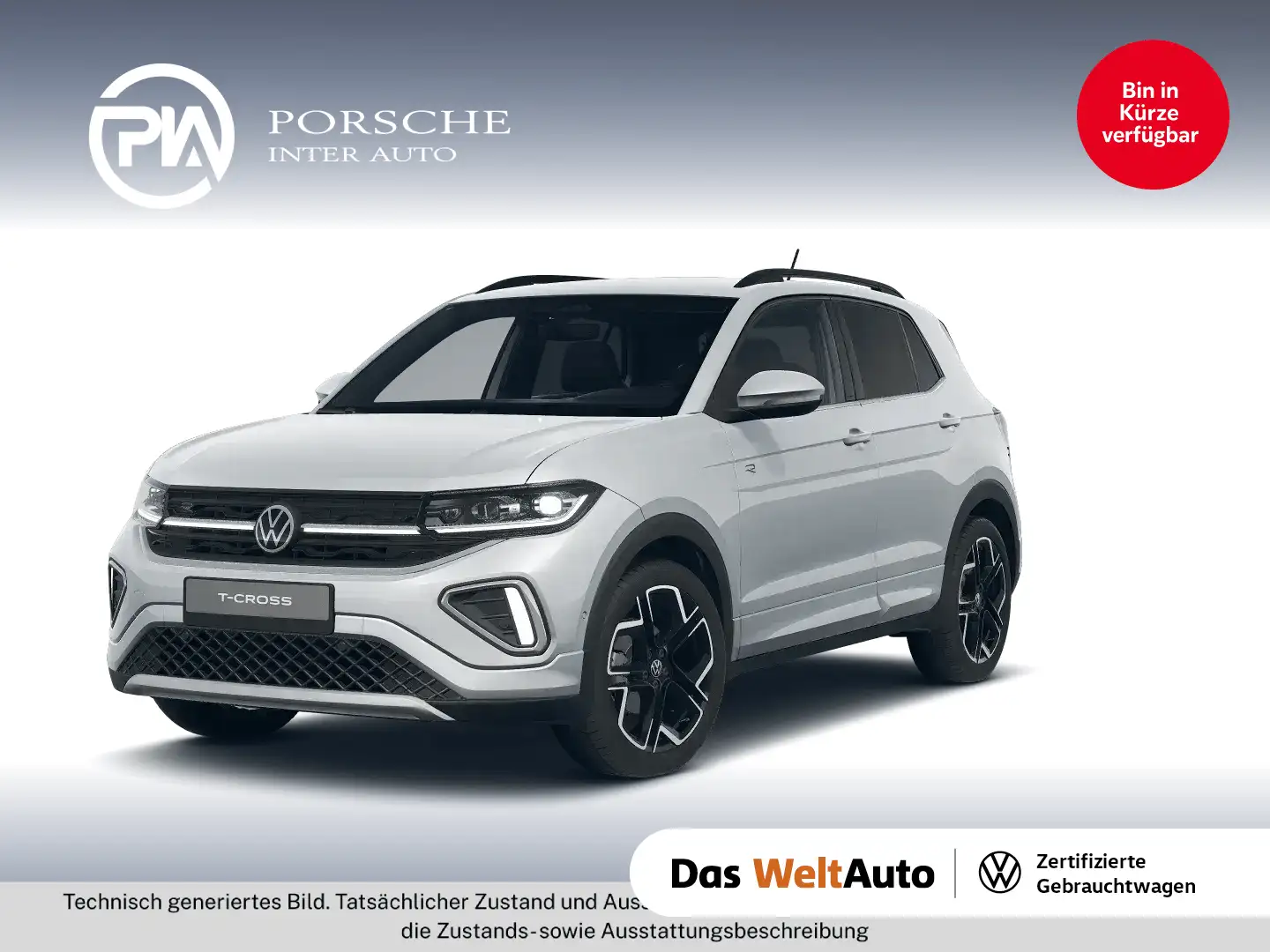 Volkswagen T-Cross Sport TSI Silber - 1