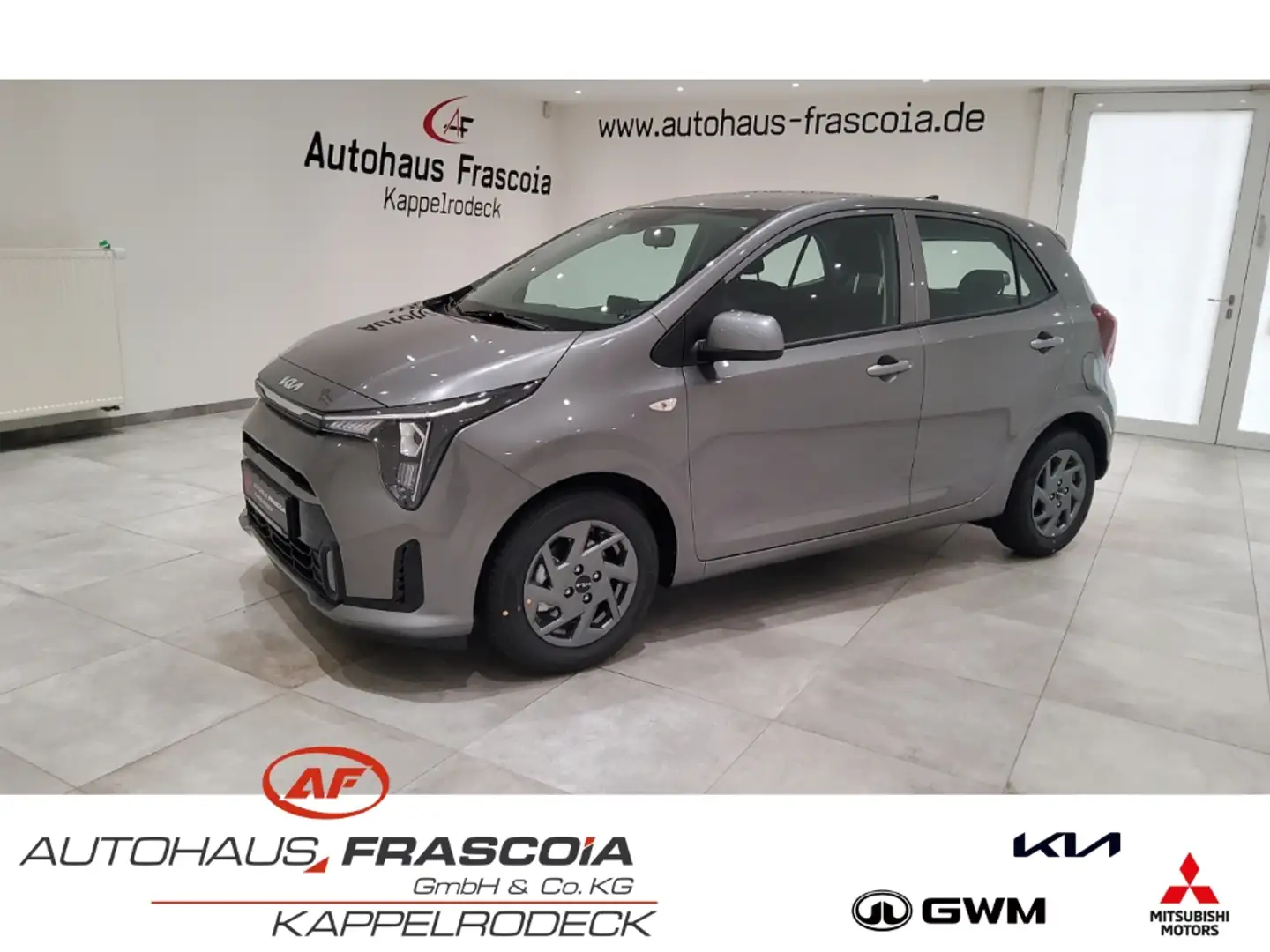 Kia Picanto 1.0 VISION AMT Navi SHZ Rückfahrkam Bluetooth Appl Gris - 1