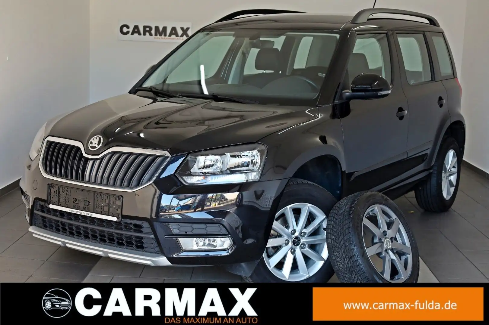 Skoda Yeti Ambition SH,PDC,8-fach bereift Schwarz - 1