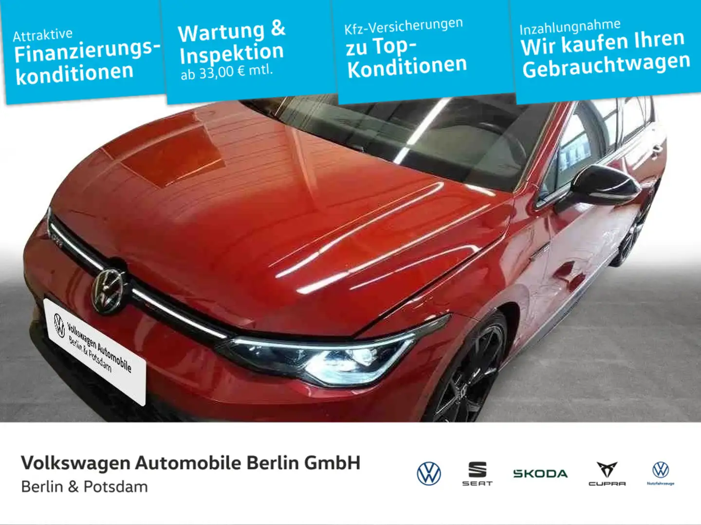 Volkswagen Golf GTI Clubsport VIII 2.0 TSI Black-Style Pano Rot - 1