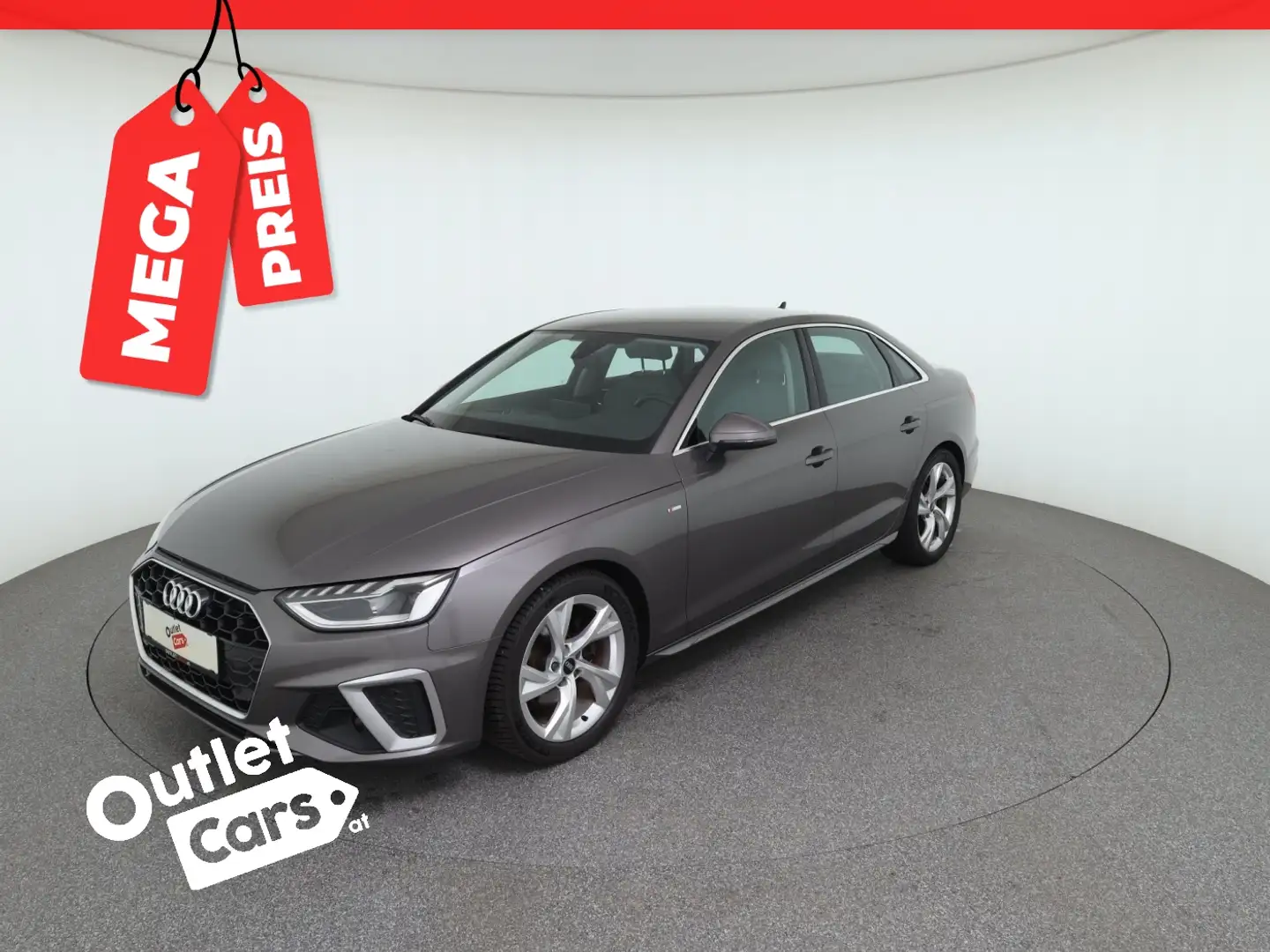 Audi A4 30 2.0 TDI S-Line LED+LEDER+NAVI+Sportp.+LM Grau - 1