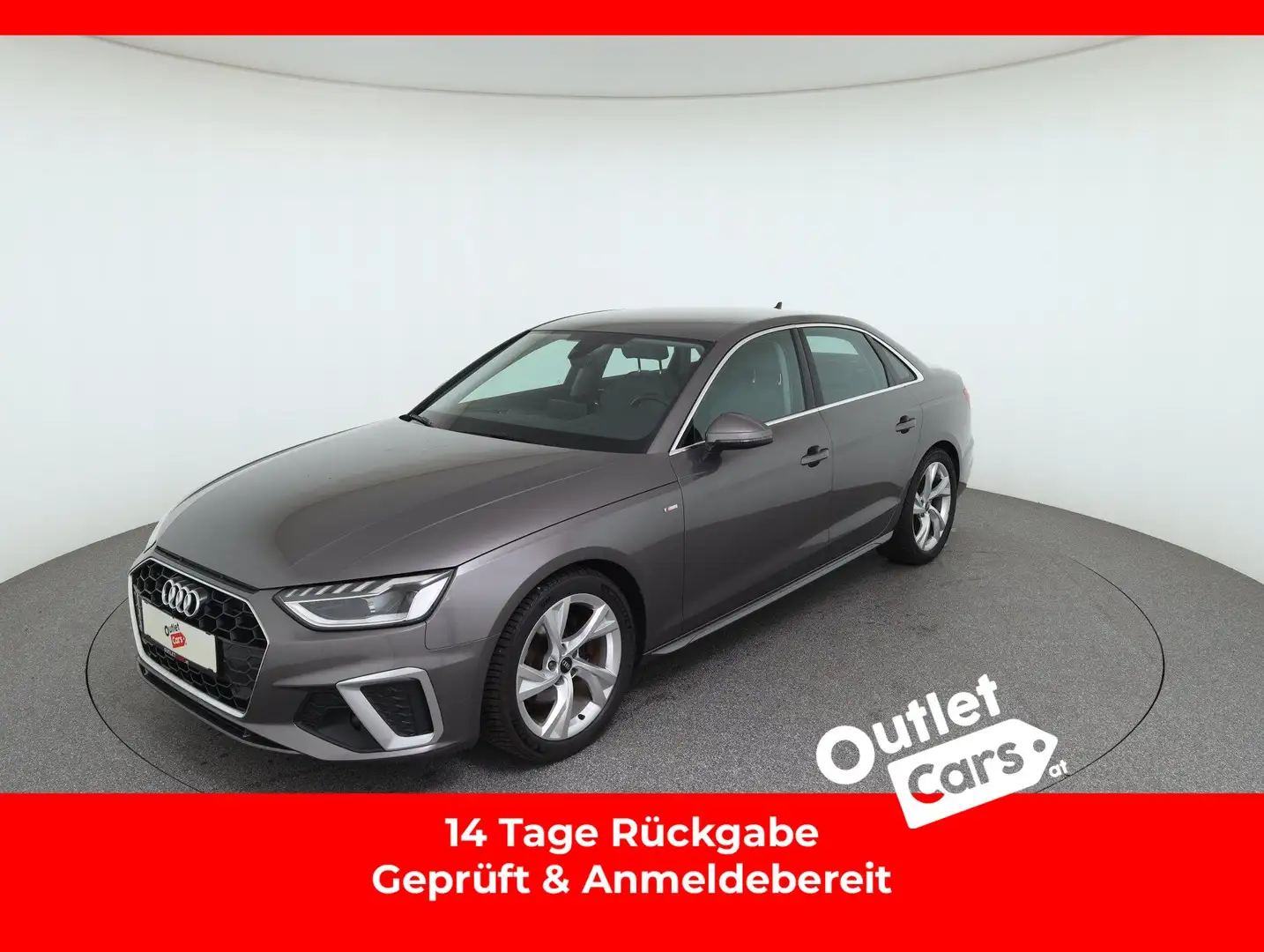 Audi A4 30 2.0 TDI S-Line LED+LEDER+NAVI+Sportp.+LM Grau - 1