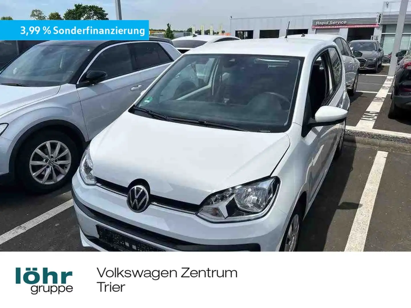 Volkswagen up! 1.0 Klima, ZGV Weiß - 1