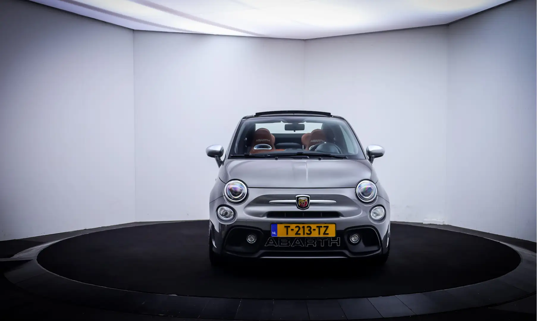 Fiat 500C Abarth 1.4T TURISMO 165Pk LEDER | NAVI | BLUETOOTH | PDC Gri - 2