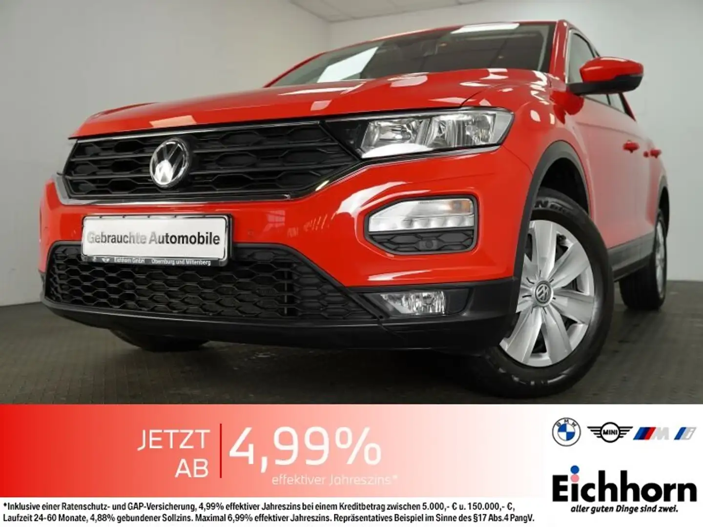 Volkswagen T-Roc 1.0TSI *AHK* Rouge - 1