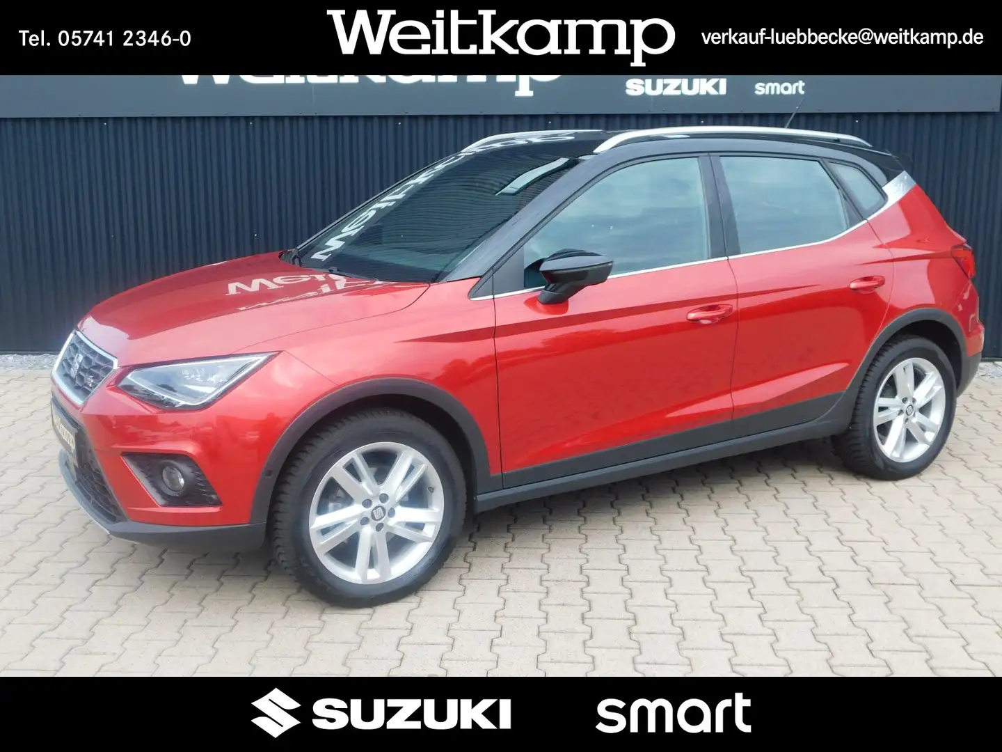 SEAT Arona Arona 1.0 TGI FR Line Kamera Navi PDC CNG/Benzin Rouge - 1