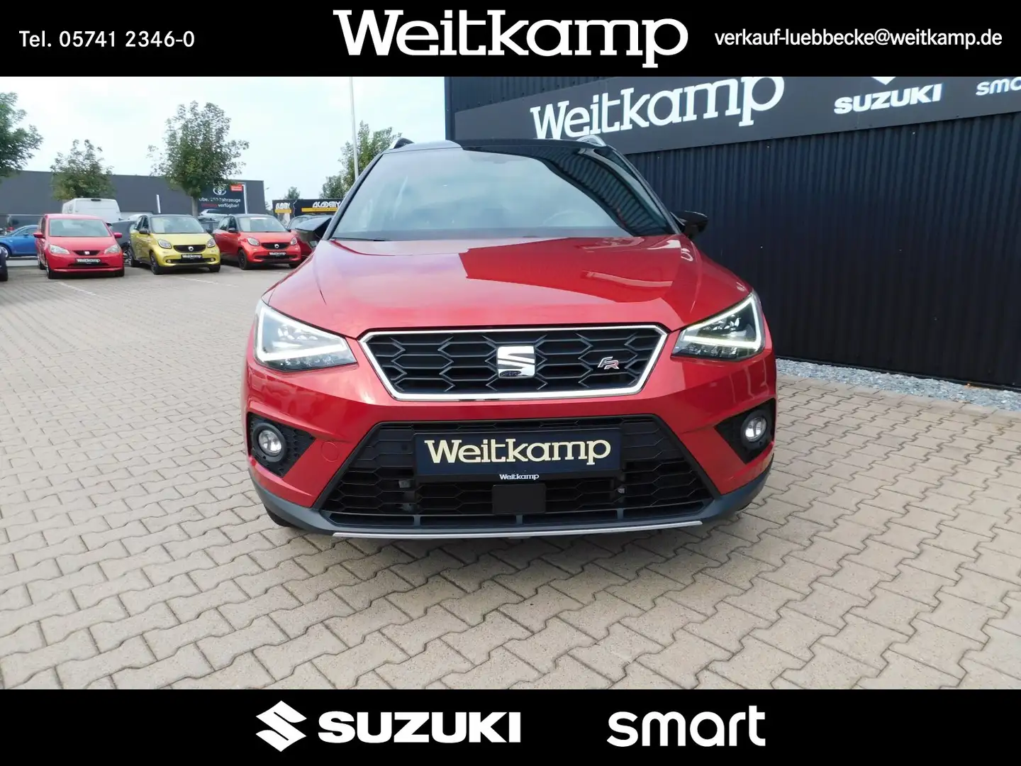 SEAT Arona Arona 1.0 TGI FR Line Kamera Navi PDC CNG/Benzin Rouge - 2