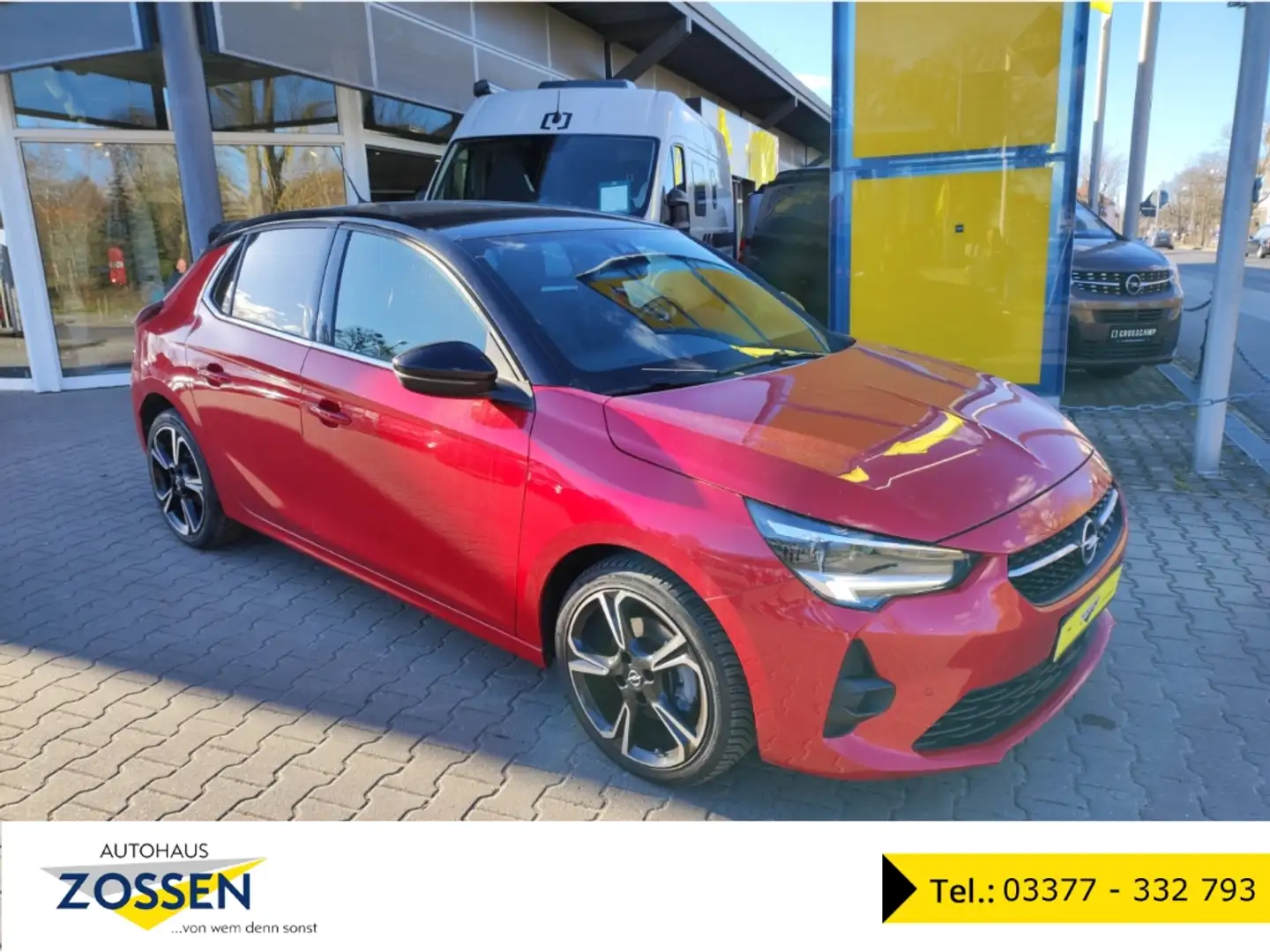 Opel Corsa F Ultim. Navi Leder Massagesitze LED SHZ Rot - 1