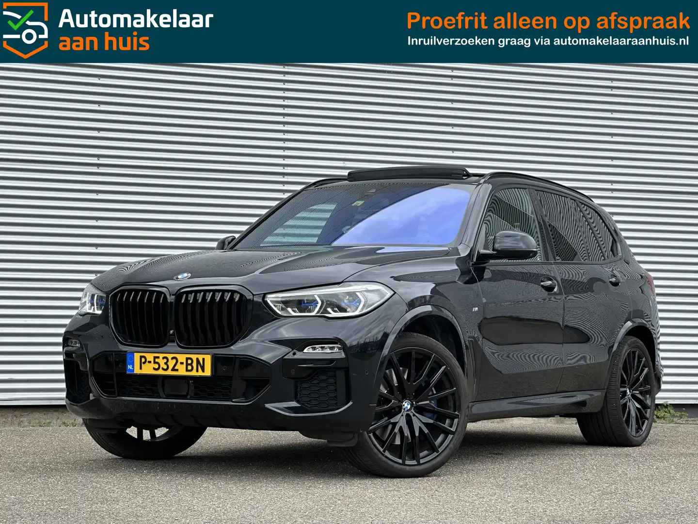 BMW X5 xDrive40i High Executive M-Sport| LaserLight| Dak| Zwart - 1