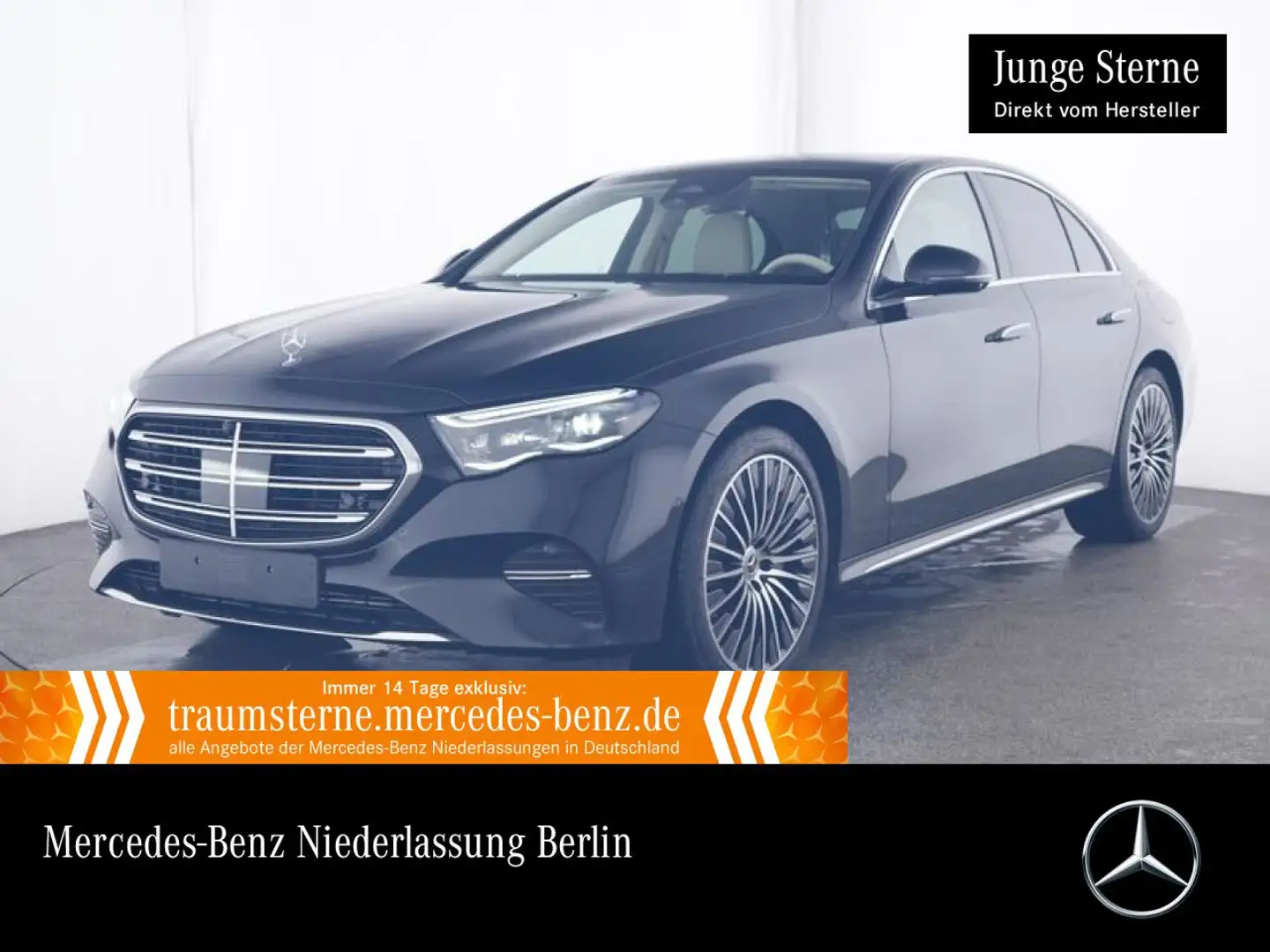 Mercedes-Benz E 300 de Hybrid Exclusive 360° Pano Burmester PTS Schwarz - 1