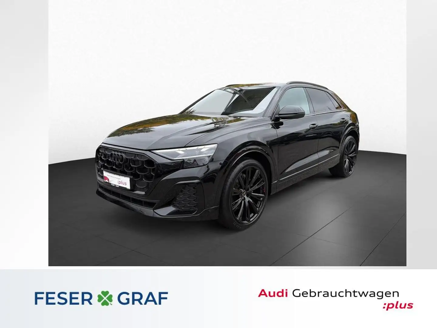 Audi Q8 50 TDI qu. tiptro.+AHK+Pano+S line+Raute+ Schwarz - 1