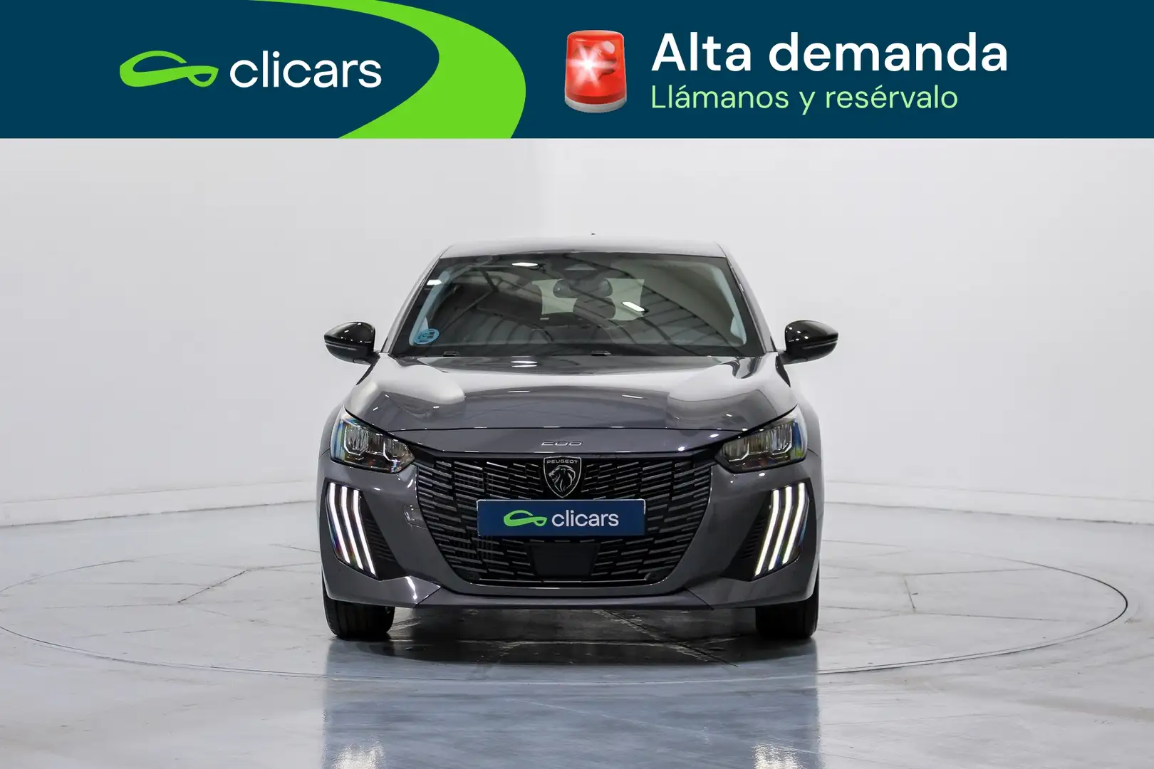 Peugeot 208 1.2 Puretech S&S Allure 100 Gris - 2
