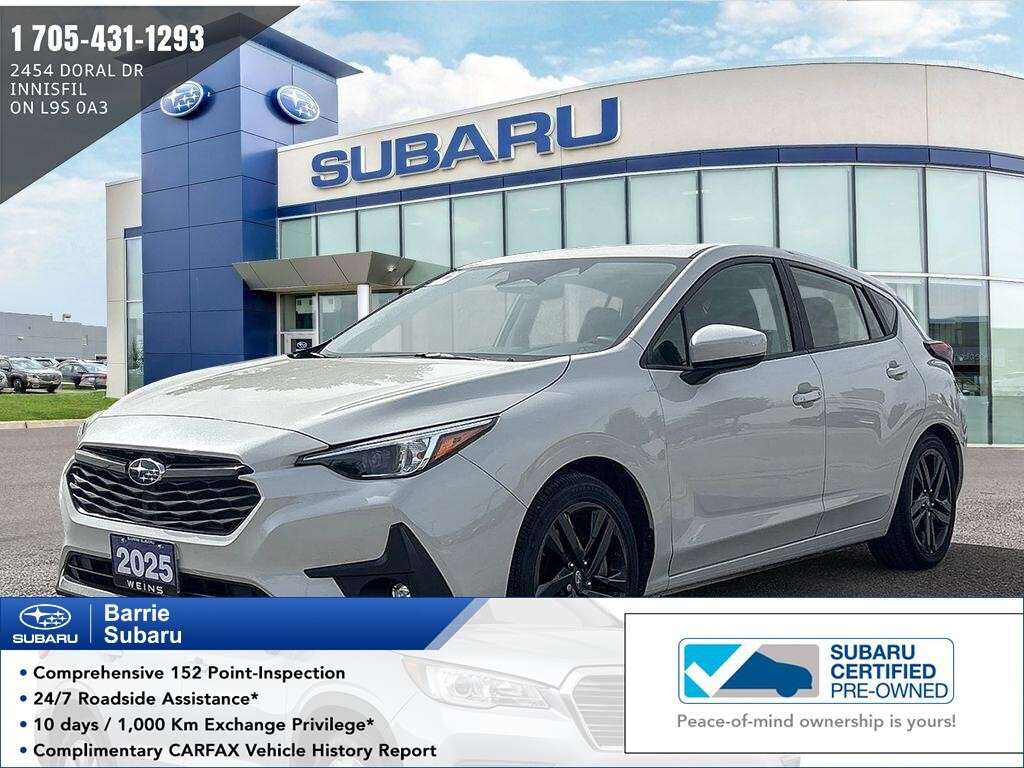 2025 Subaru Impreza Touring AWD CERTIFIED PRE-OWNED / 2 SETS OF TIRES