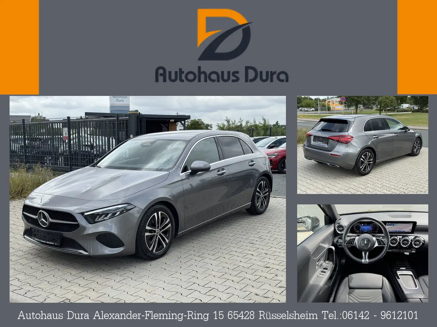 Mercedes-Benz A 180 Progressive Widescreen Aut. Navi+Kamera Grigio - 1