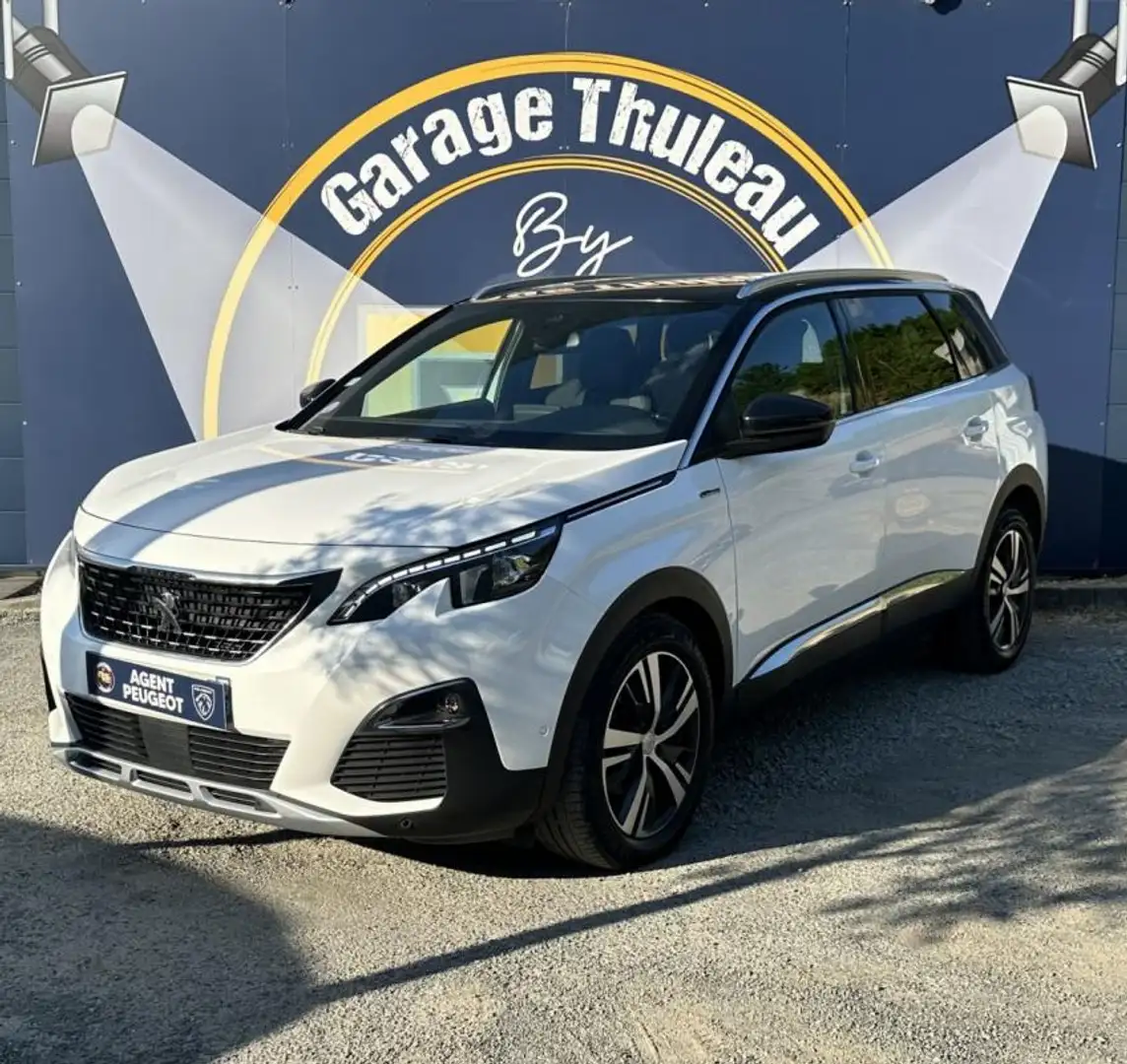 Peugeot 5008 II 1.2 PURETECH 130 S&S GT LINE Blanc - 1