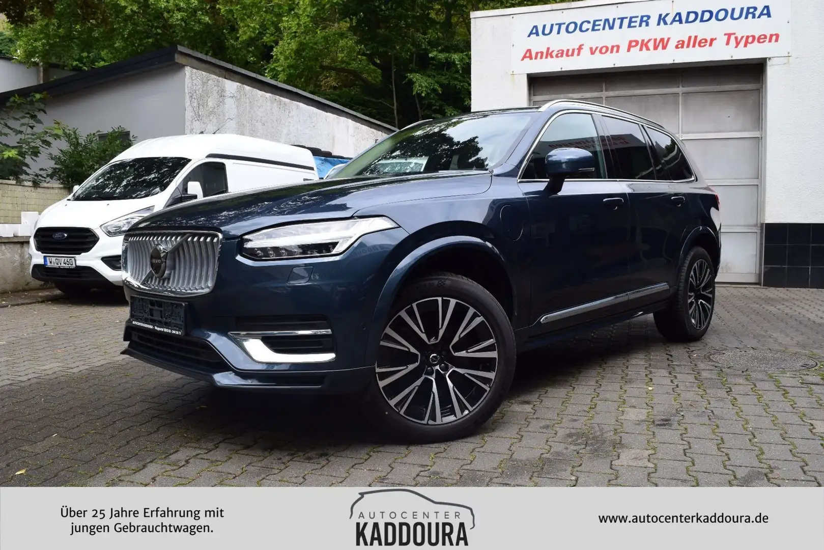 Volvo XC90 T8 AWD Plus Bright PANO 360° H&K 20 Zoll Blauw - 1