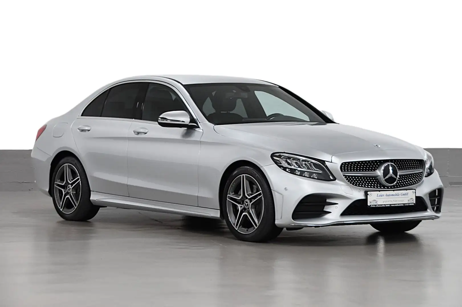 Mercedes-Benz C 200 D AMG LINE*VOLLLEDER-SPORTSITZE* Argent - 1