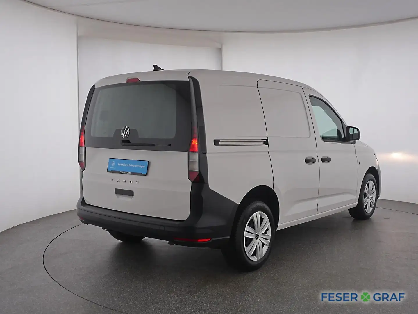 Volkswagen Caddy 2.0 TDI Cargo PDC / Klimaanlage Weiß - 2
