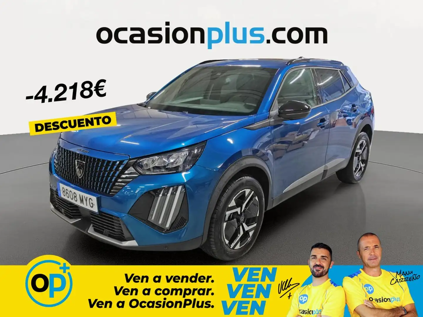 Peugeot 2008 1.2 PureTech S&S Allure 100 Azul - 1