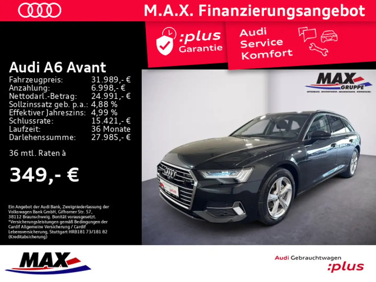 Audi A6 40 TDI S TRONIC SPORT HD MATRIX+NAV+VCP Gris - 1