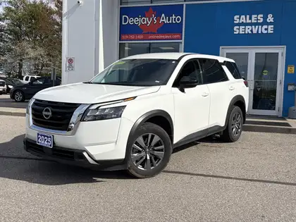 White 2025 Nissan Pathfinder S 4WD SUV / Crossover All-Wheel Drive 9-Speed Automatic