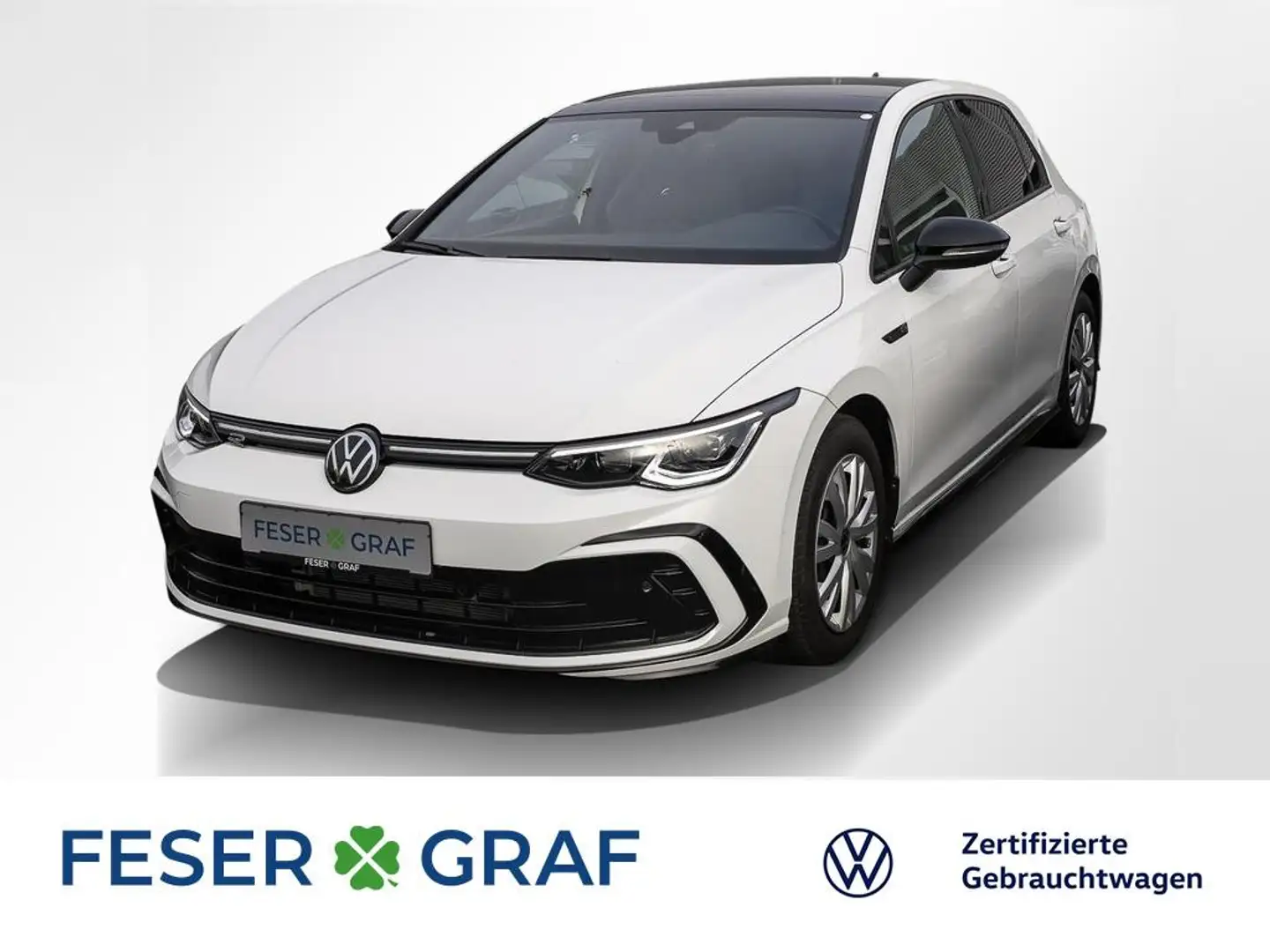 Volkswagen Golf 8 R-Line 1.5 TSI DSG Navi Pano BlackStyle Kamera Weiß - 1