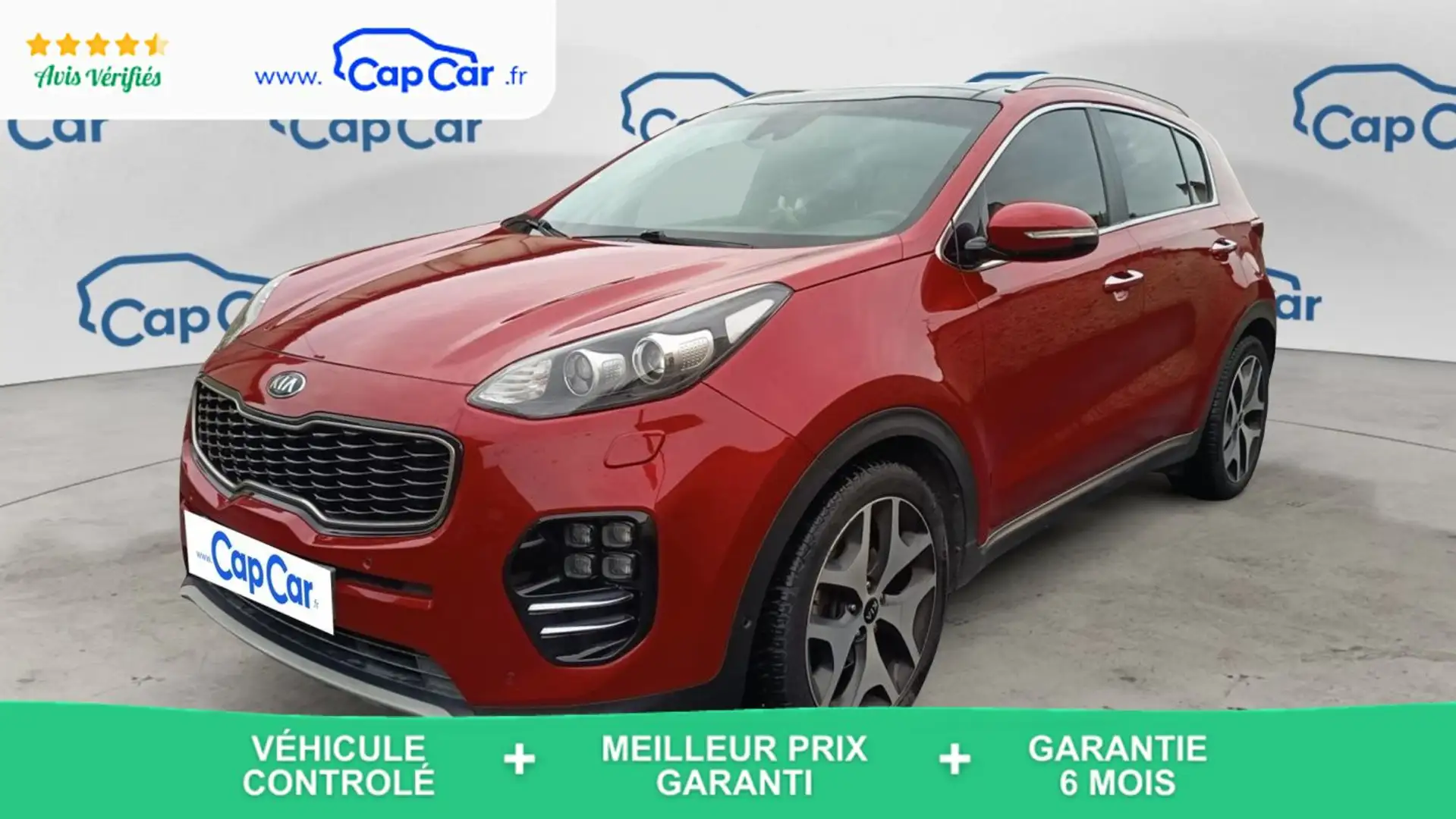 Kia Sportage 1.7 CRDi 141 2WD DCT7 GT Line Premium Rouge - 1