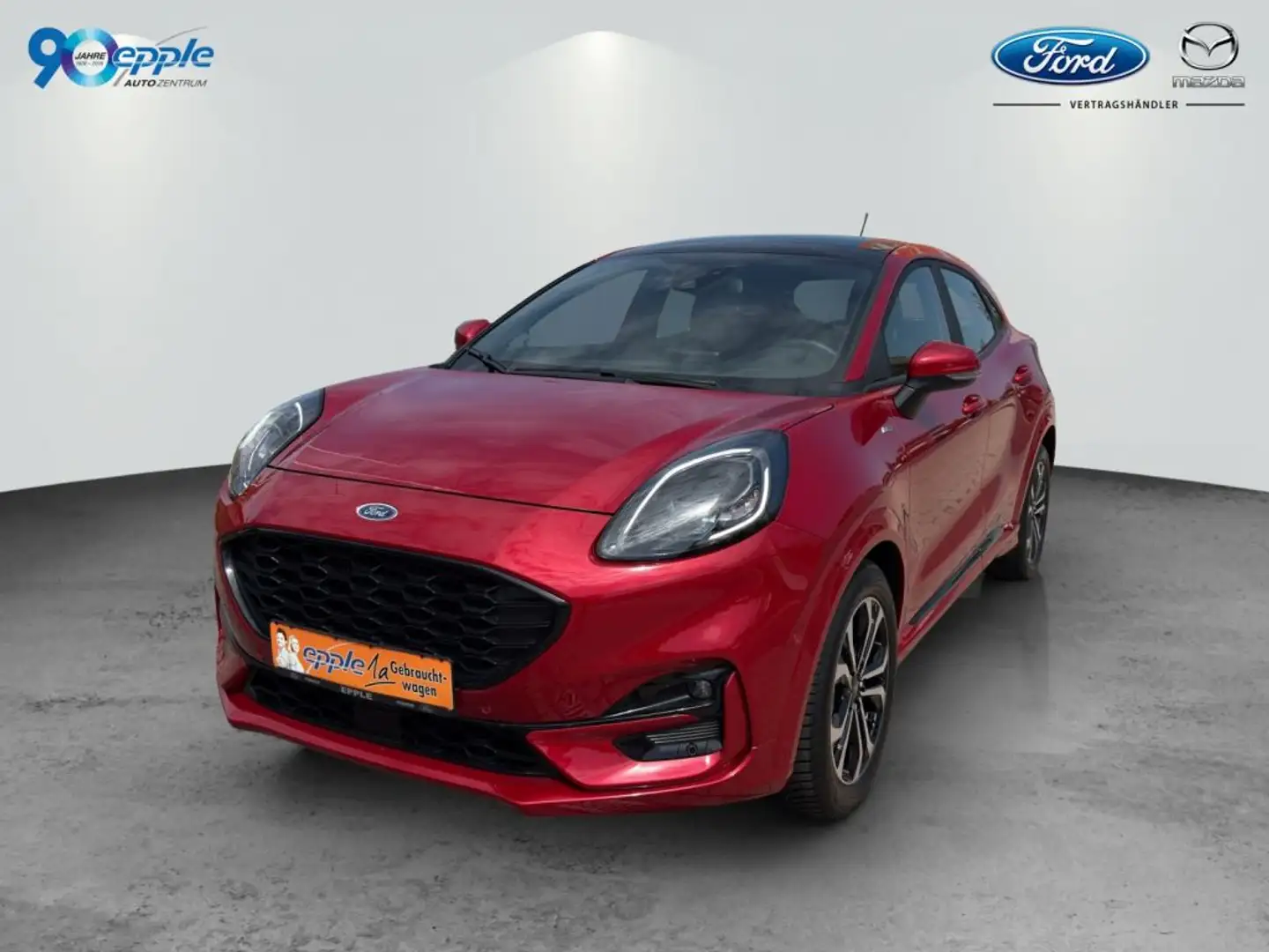 Ford Puma 1.0 EcoBoost Hybrid ST-LINE Rot - 1
