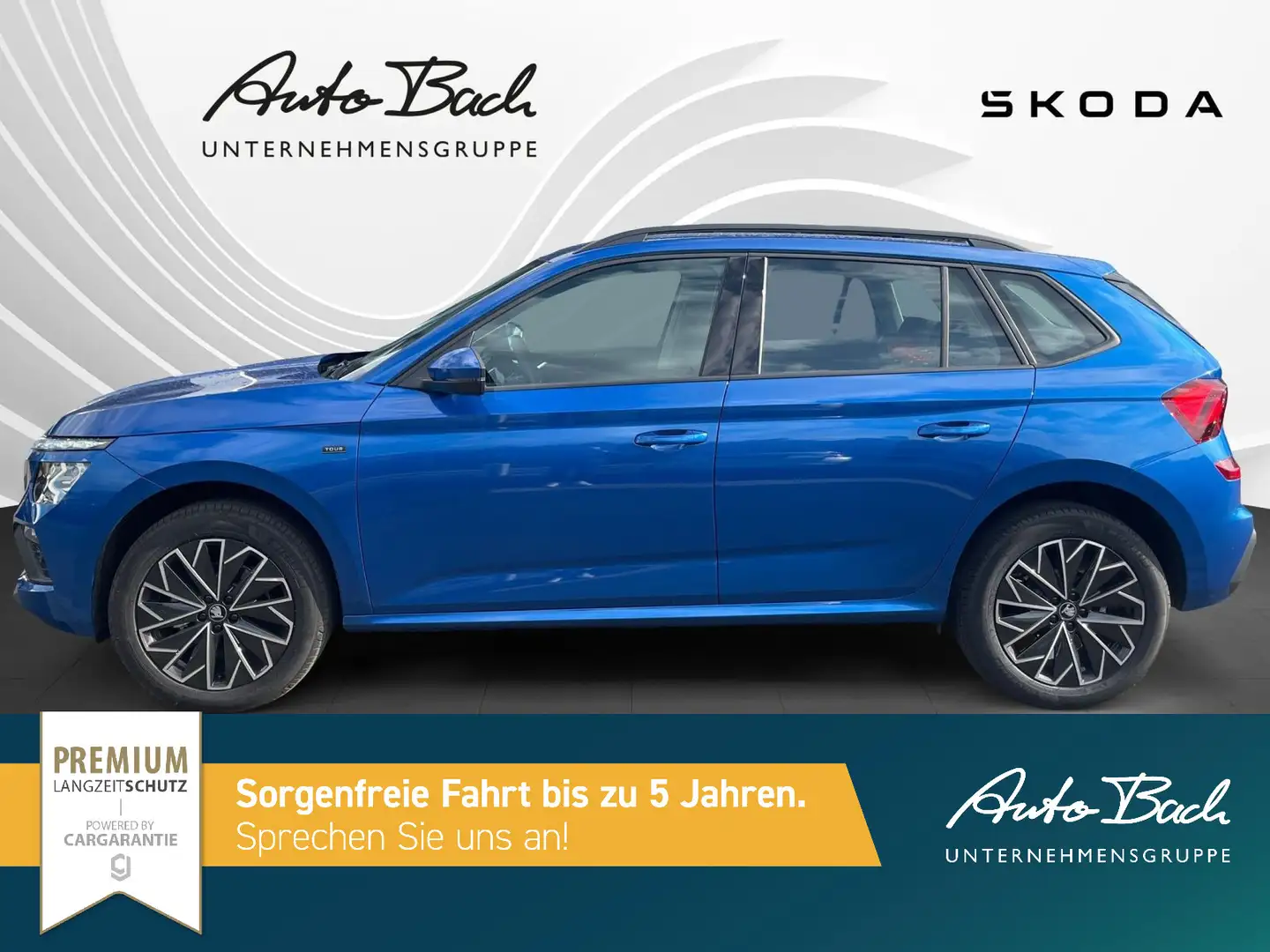 Skoda Kamiq Tour 1.0 TSI 85 kW 6-Gang-Schaltgetriebe Blau - 2