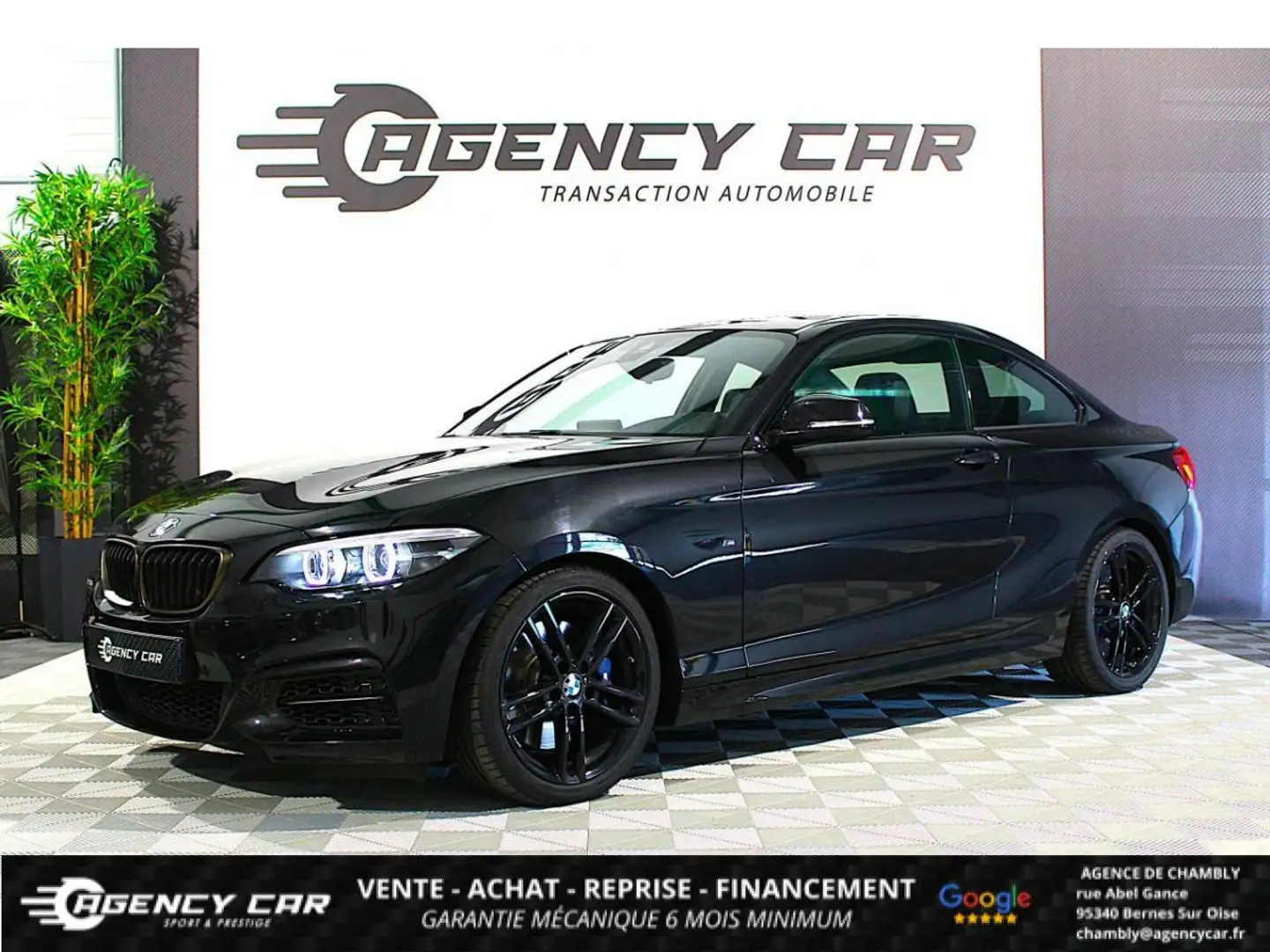 BMW 240 SERIE Coupé M240i Xdrive M Performance BVA Sport F22 F87 LCI Noir - 1