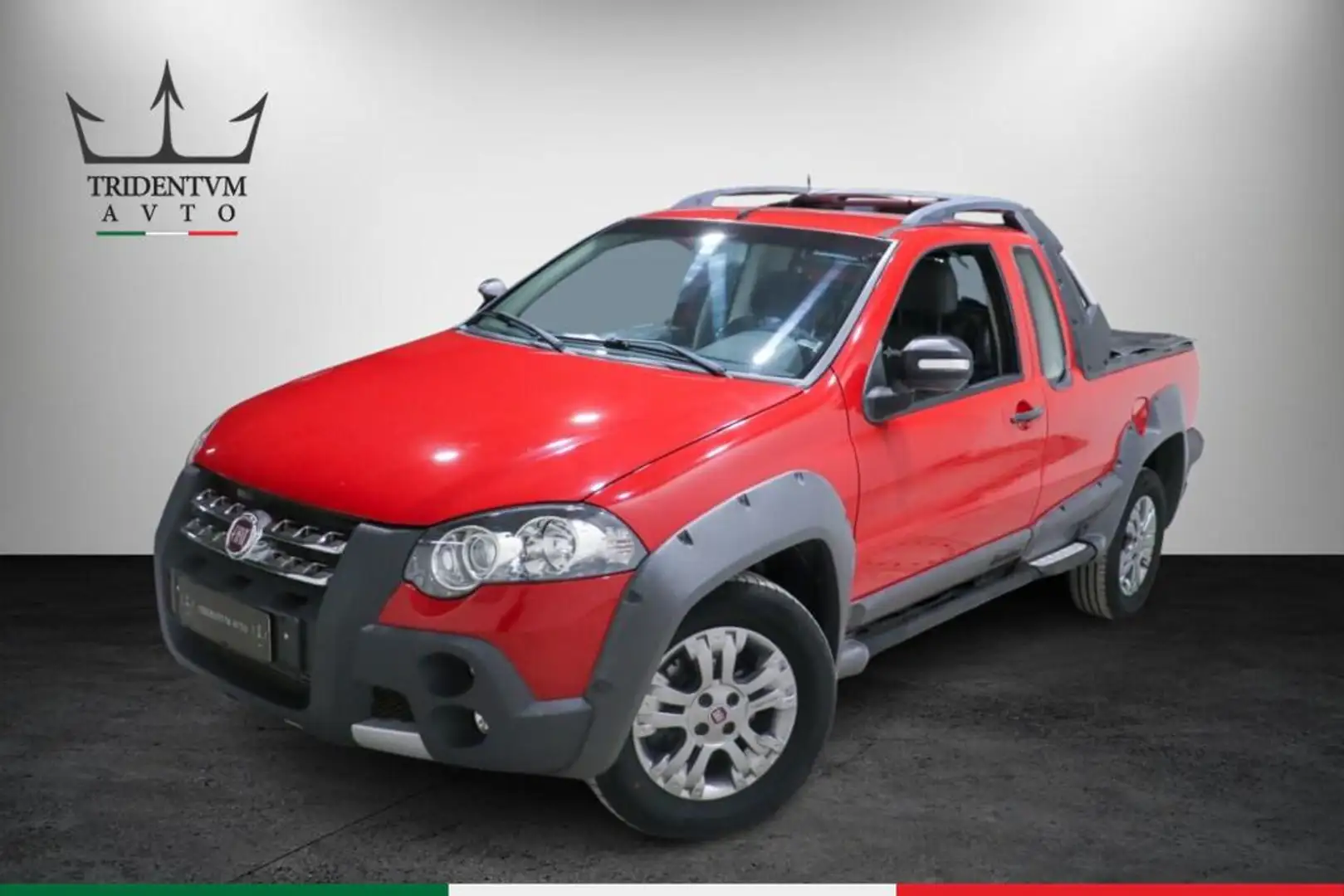 Fiat Strada 1.3 mjt Adv. 95cv lunga E5+(E5) Rood - 1