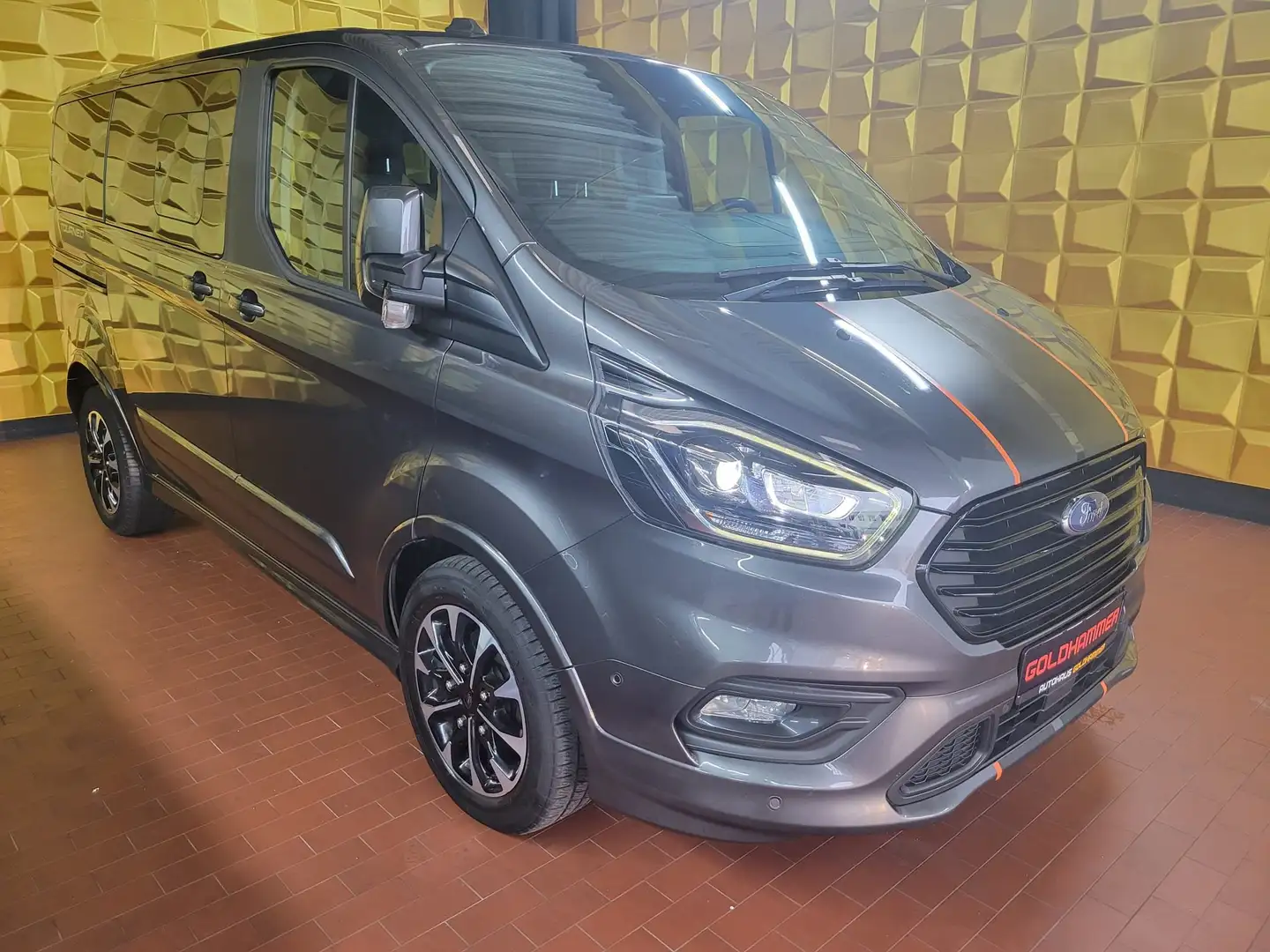 Ford Tourneo Custom L1 SPORT ACC/KAMERA/AHK/XENON Gris - 2