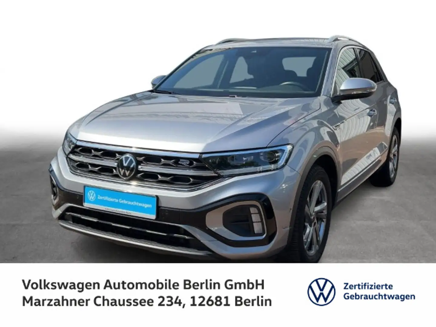 Volkswagen T-Roc 1.5 TSI DSG R-Line Navi LED Standhzg Silber - 1