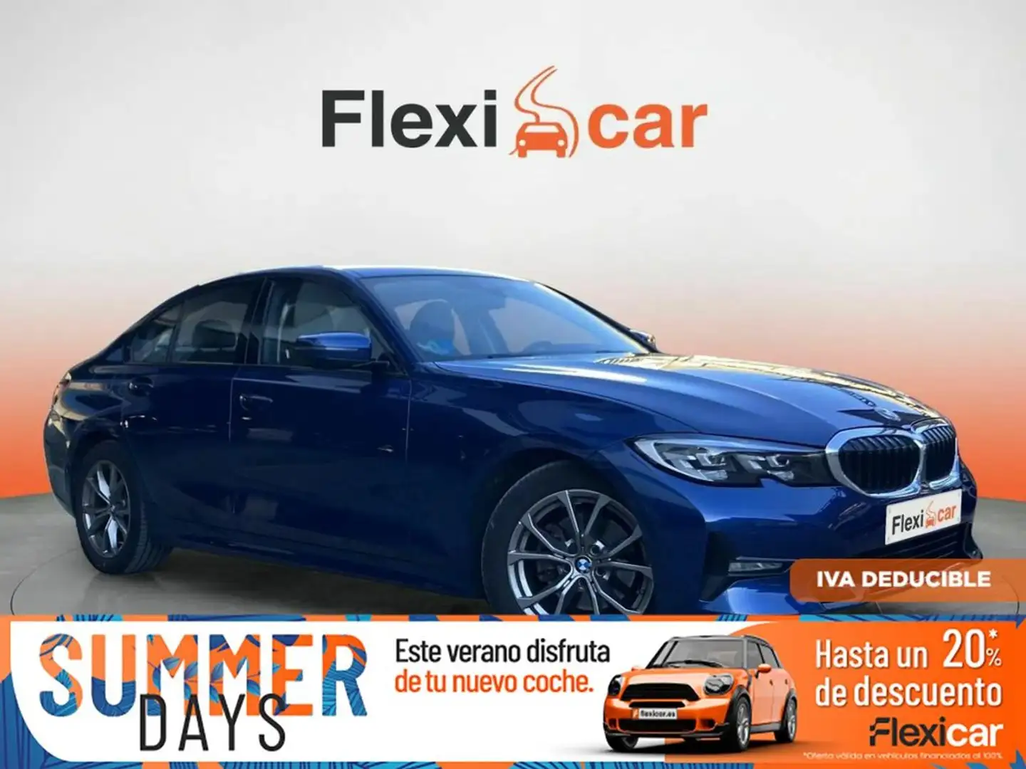 BMW 320 320d Auto. Bleu - 1