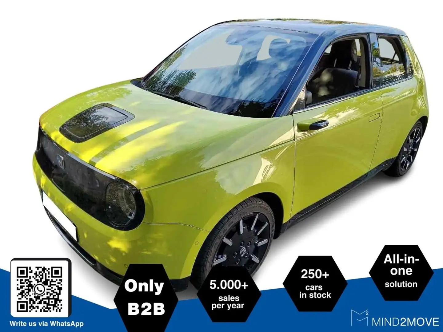Honda e Advance Gelb - 2