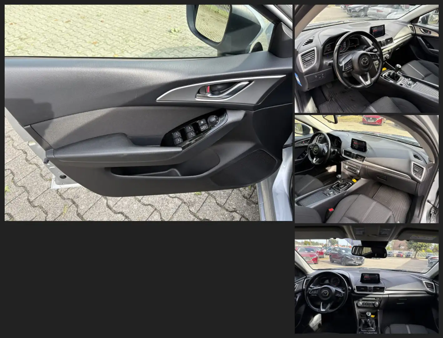 Mazda 3 SKYACTIV-G 120 EXCLUSIVE-Line, LED, ALU17, PDC , Argent - 2